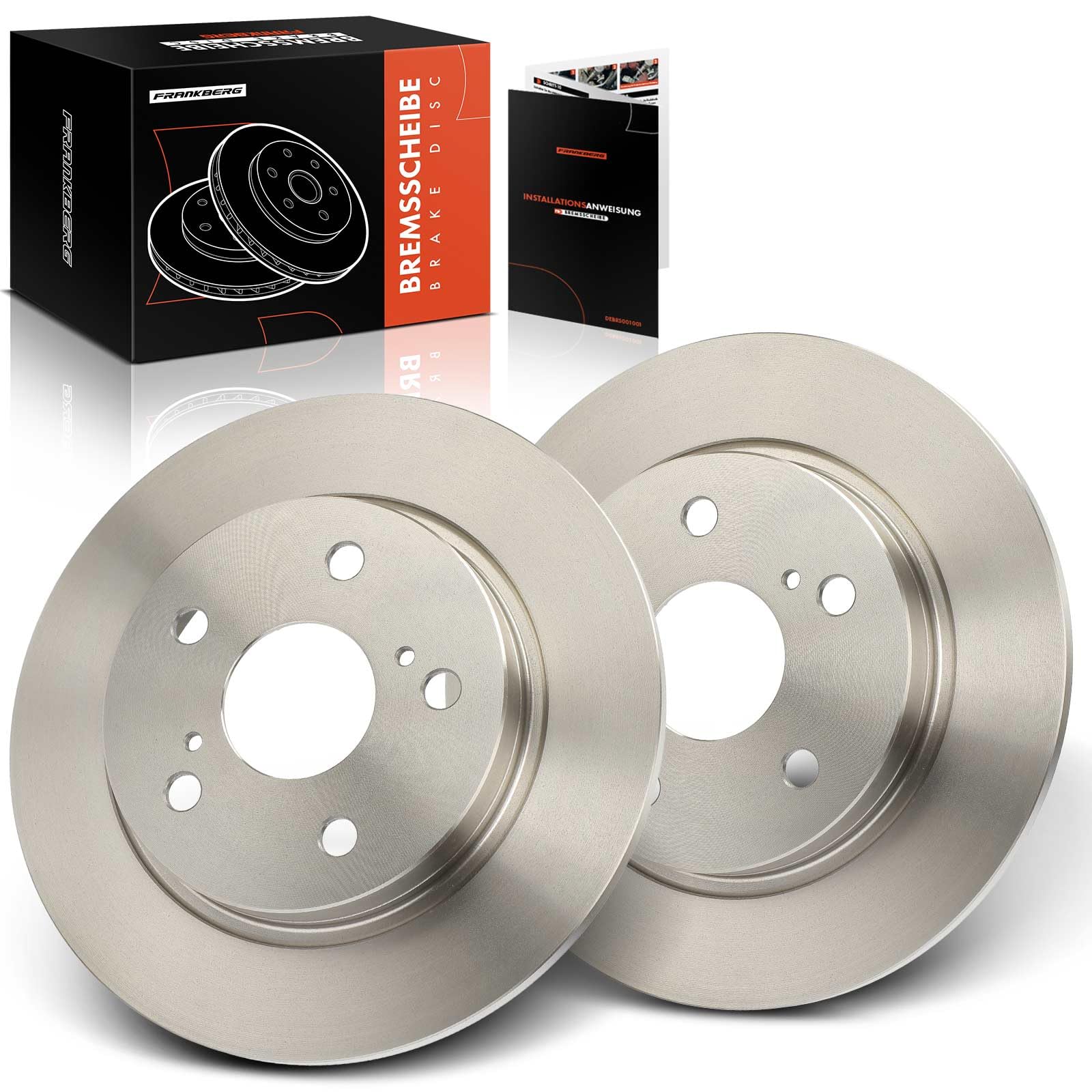 Frankberg 2x Bremsscheiben Hinterachse Kompatibel mit A.u.r.i.s E15 1.3L-2.2L 2006-2012 A.u.r.i.s Kombi E18 1.2L-2.0L 2013-2018 C.o.r.o.l.l.a Stufenheck E15 1.4L 2020-2014 Replace# 4243102170 Frankberg 2x Bremsscheiben Hinterachse Kompatibel mit A.u.r.i.s E15 1.3L-2.2L 2006-2012 A.u.r.i.s Kombi E18 1.2L-2.0L 2013-2018 C.o.r.o.l.l.a Stufenheck E15 1.4L 2020-2014 Replace# 4243102170 von Frankberg
