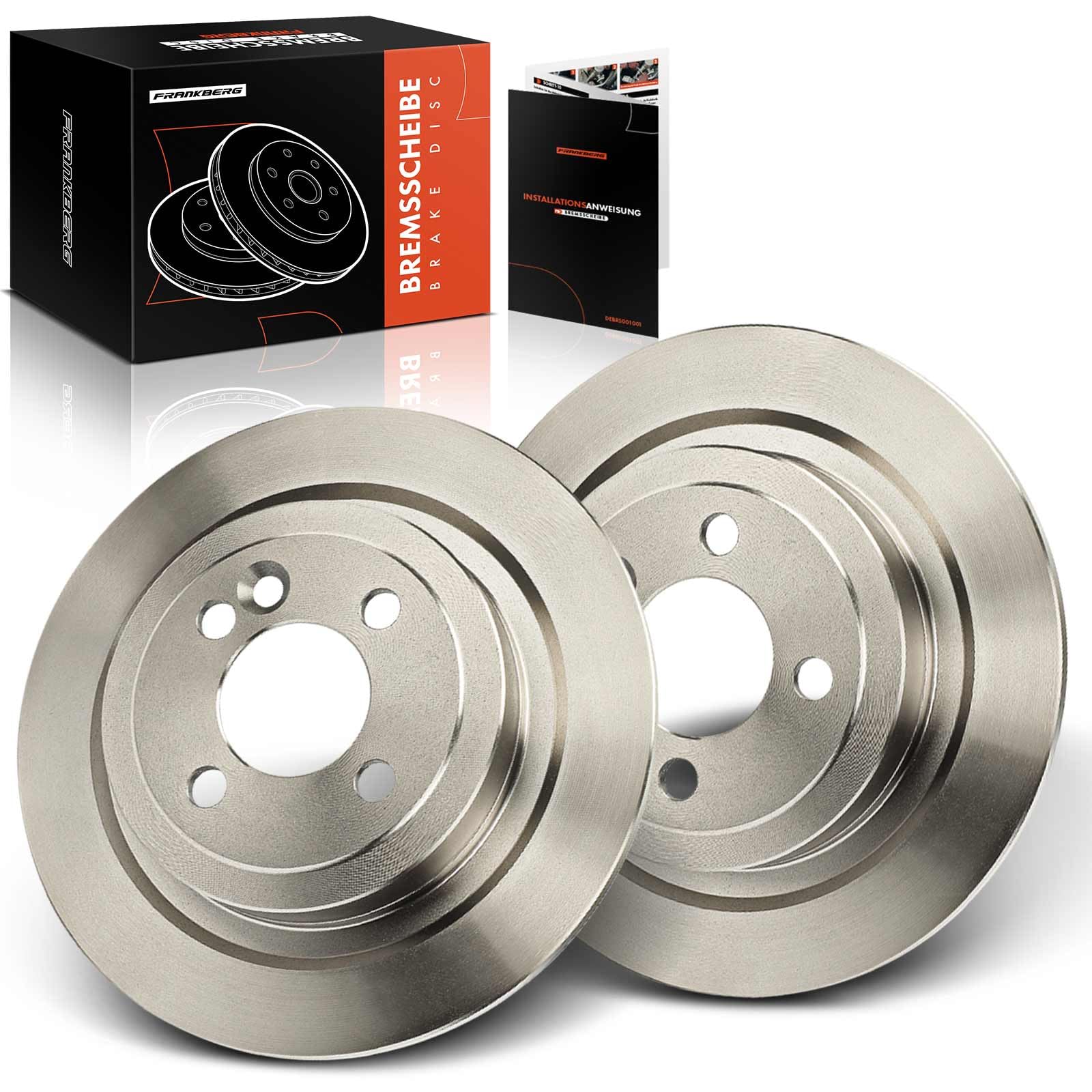 Frankberg 2x Bremsscheiben Hinterachse Kompatibel mit M.i.n.i. R56 1.4L-2.0L 2006-2013 M.i.n.i. Cabriolet R57 1.6L 2.0L 2007-2015 M.i.n.i. Coupe R58 1.6L 2.0L 2010-2015 Replace# 34216784389 Frankberg 2x Bremsscheiben Hinterachse Kompatibel mit M.i.n.i. R56 1.4L-2.0L 2006-2013 M.i.n.i. Cabriolet R57 1.6L 2.0L 2007-2015 M.i.n.i. Coupe R58 1.6L 2.0L 2010-2015 Replace# 34216784389 von Frankberg