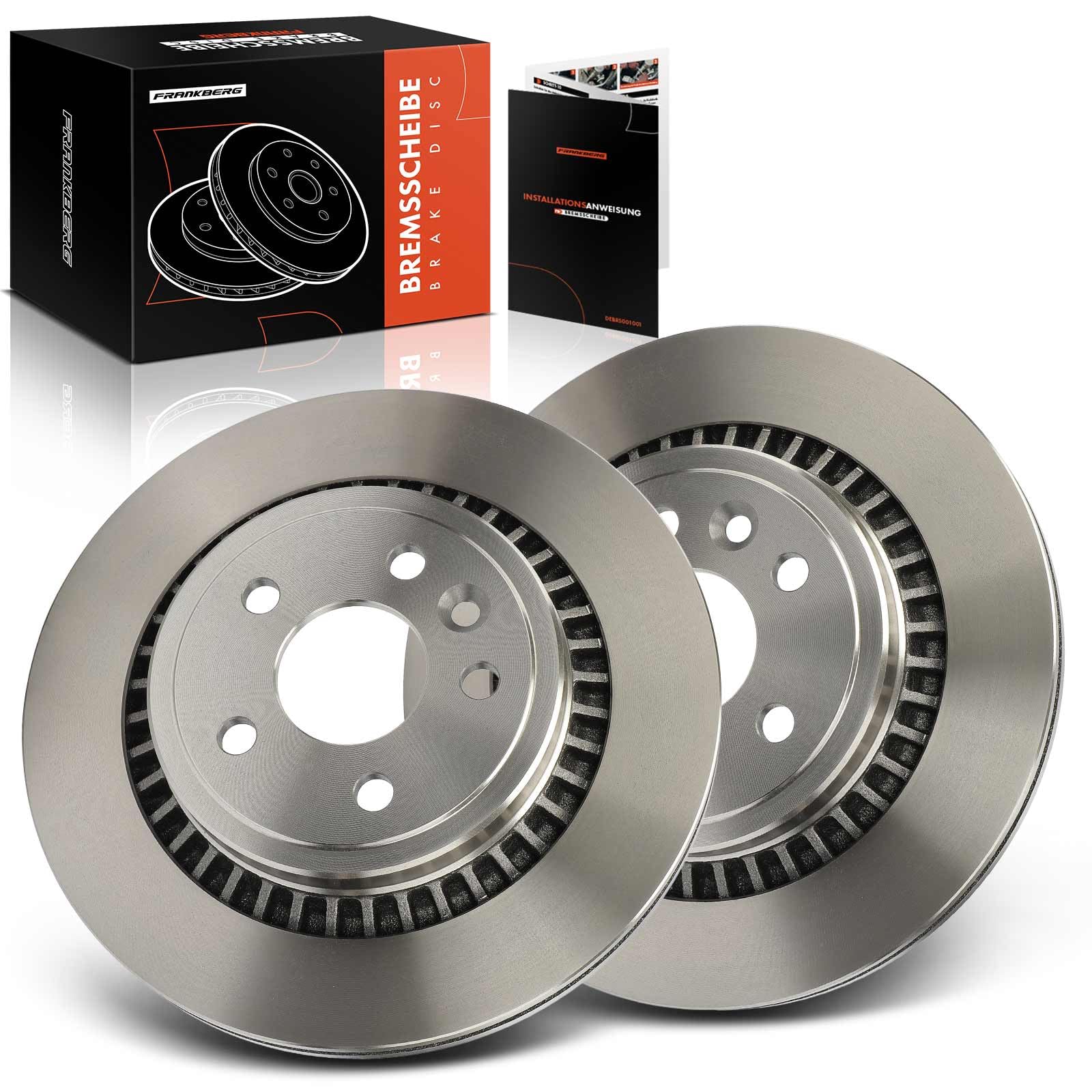 Frankberg 2x Bremsscheiben Hinterachse Links Rechts Kompatibel mit XC60 156 2.0L 2.4L 2.5L 3.0L 3.2L 2008-2017 Bremsscheibensatz XC60 156 2.0L-3.2L 2008-2017 Replace# 31277357 Frankberg 2x Bremsscheiben Hinterachse Links Rechts Kompatibel mit XC60 156 2.0L 2.4L 2.5L 3.0L 3.2L 2008-2017 Bremsscheibensatz XC60 156 2.0L-3.2L 2008-2017 Replace# 31277357 von Frankberg