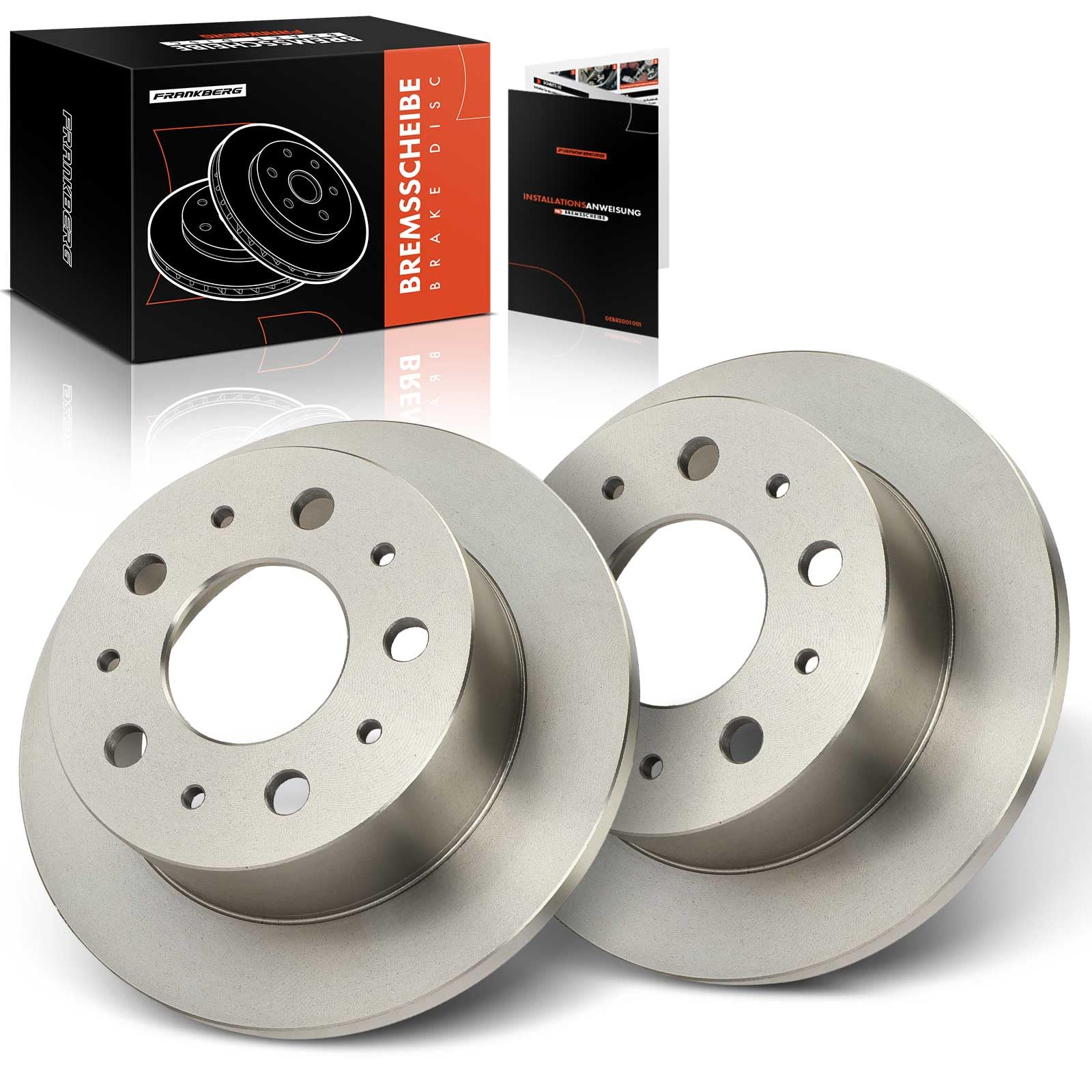 Frankberg 2x Bremsscheiben Hinterachse Massiv Kompatibel mit Jumper Bus 2.2L 3.0L 2006-2024 Ducato Kasten 250 2.2L-3.0L 2006-2024 Boxer Bus 2.2L 3.0L 2006-2024 Replace# 424939 Frankberg 2x Bremsscheiben Hinterachse Massiv Kompatibel mit Jumper Bus 2.2L 3.0L 2006-2024 Ducato Kasten 250 2.2L-3.0L 2006-2024 Boxer Bus 2.2L 3.0L 2006-2024 Replace# 424939 von Frankberg
