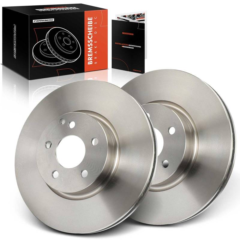 Frankberg 2x Bremsscheiben Vorderachse Belüftet Kompatibel mit C-Klasse W204 C300-C350 3.0L-3.5L 2007-2014 SLC R172 200 300 250 D 2.0L-2.1L 2016-2023 Replace# 0004211212 von Frankberg