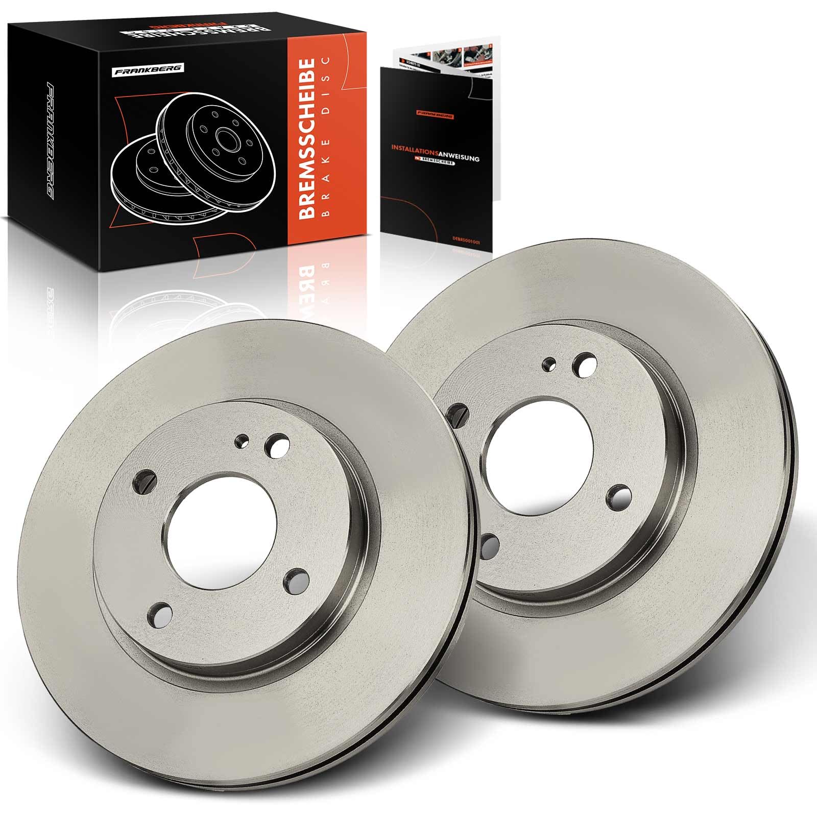 Frankberg 2x Bremsscheiben Vorderachse Belüftet Kompatibel mit Fiesta VI CB1 CCN 1.0L-1.6L 2008-2017 Fiesta VI Van 1.0L-1.6L 2009-2017 Replace# 8V511125AC Frankberg 2x Bremsscheiben Vorderachse Belüftet Kompatibel mit Fiesta VI CB1 CCN 1.0L-1.6L 2008-2017 Fiesta VI Van 1.0L-1.6L 2009-2017 Replace# 8V511125AC von Frankberg