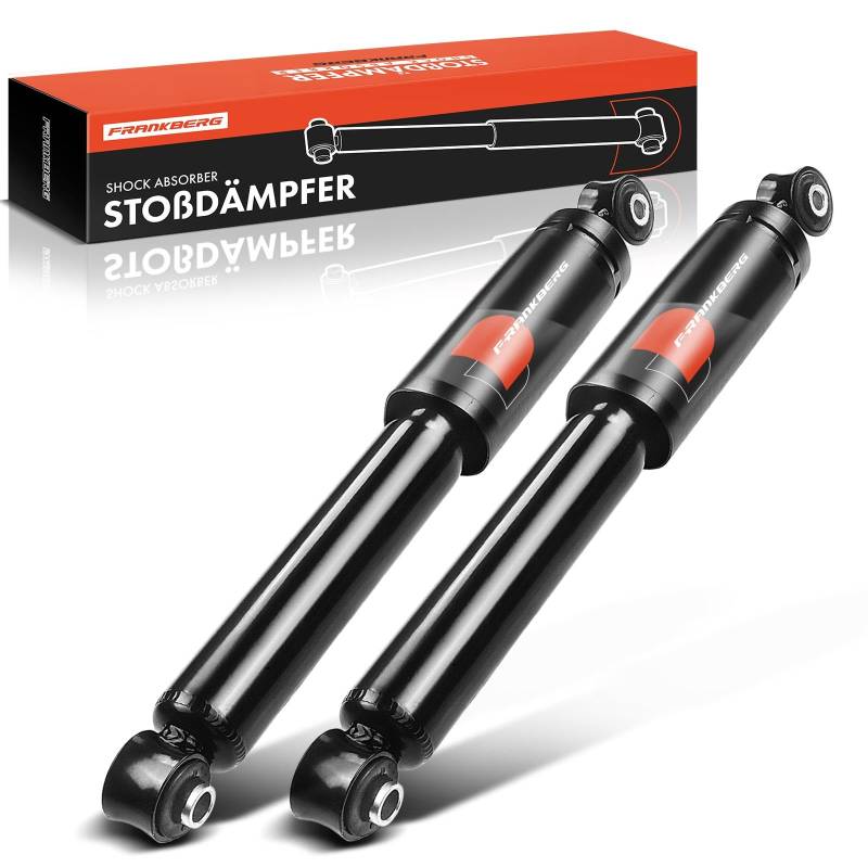 Frankberg 2x Stoßdämpfer Gasdruck Hinterachse Kompatibel mit Punto 188 1.2L-1.9L 1999-2012 Ypsilon 843 1.2L-1.4L 2003-2011 Replace# 4654255 von Frankberg