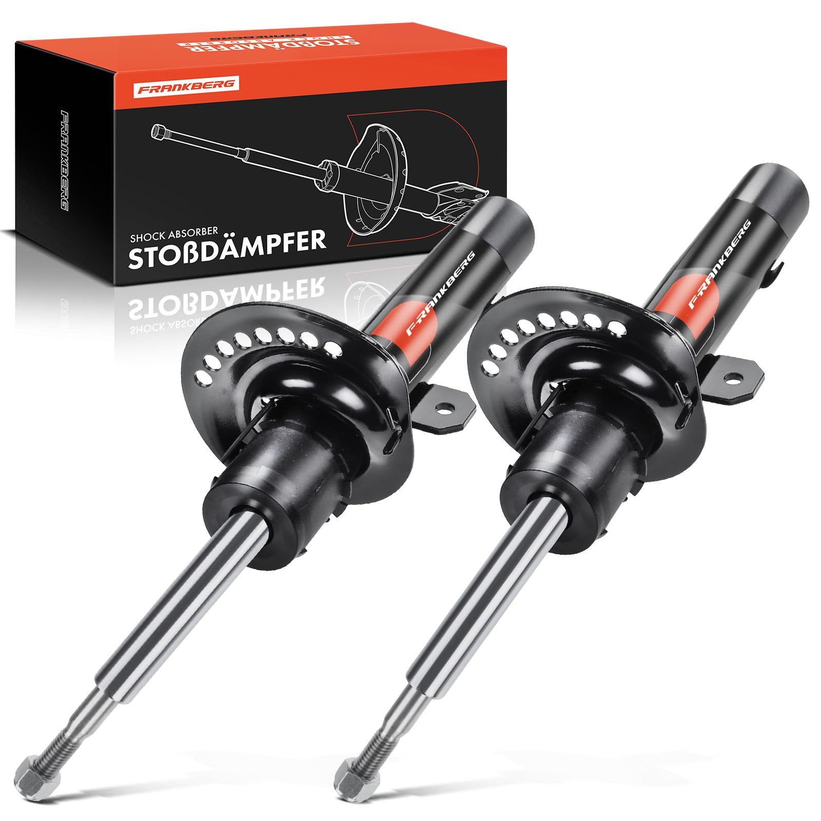 Frankberg 2x Stoßdämpfer Gasdruck Vorderachse Kompatibel mit Mondeo III B5Y B4Y BWY 1.8L 2.0L 2.2L 2.5L 3.0L 2000-2007 Replace# 312937 Frankberg 2x Stoßdämpfer Gasdruck Vorderachse Kompatibel mit Mondeo III B5Y B4Y BWY 1.8L 2.0L 2.2L 2.5L 3.0L 2000-2007 Replace# 312937 von Frankberg