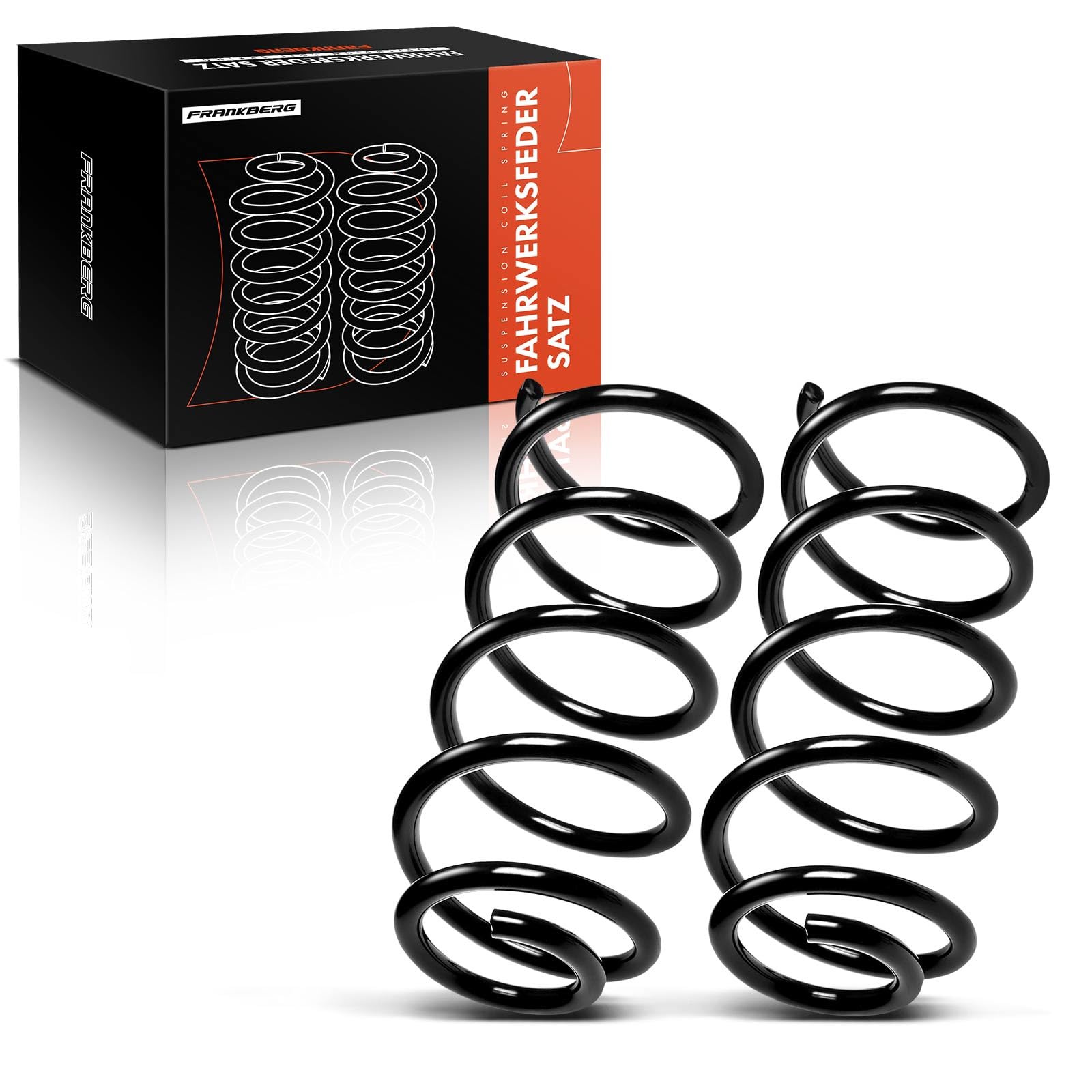 Frankberg 2x Federn Fahrwerksfeder Hinterachse Kompatibel mit Cabrio 2000-2004 City-Coupe 1999-2004 Fortwo Cabrio 2004-2006 Fortwo Coupe 2004-2006 Replace# 0007502V002 Frankberg 2x Federn Fahrwerksfeder Hinterachse Kompatibel mit Cabrio 2000-2004 City-Coupe 1999-2004 Fortwo Cabrio 2004-2006 Fortwo Coupe 2004-2006 Replace# 0007502V002 von Frankberg