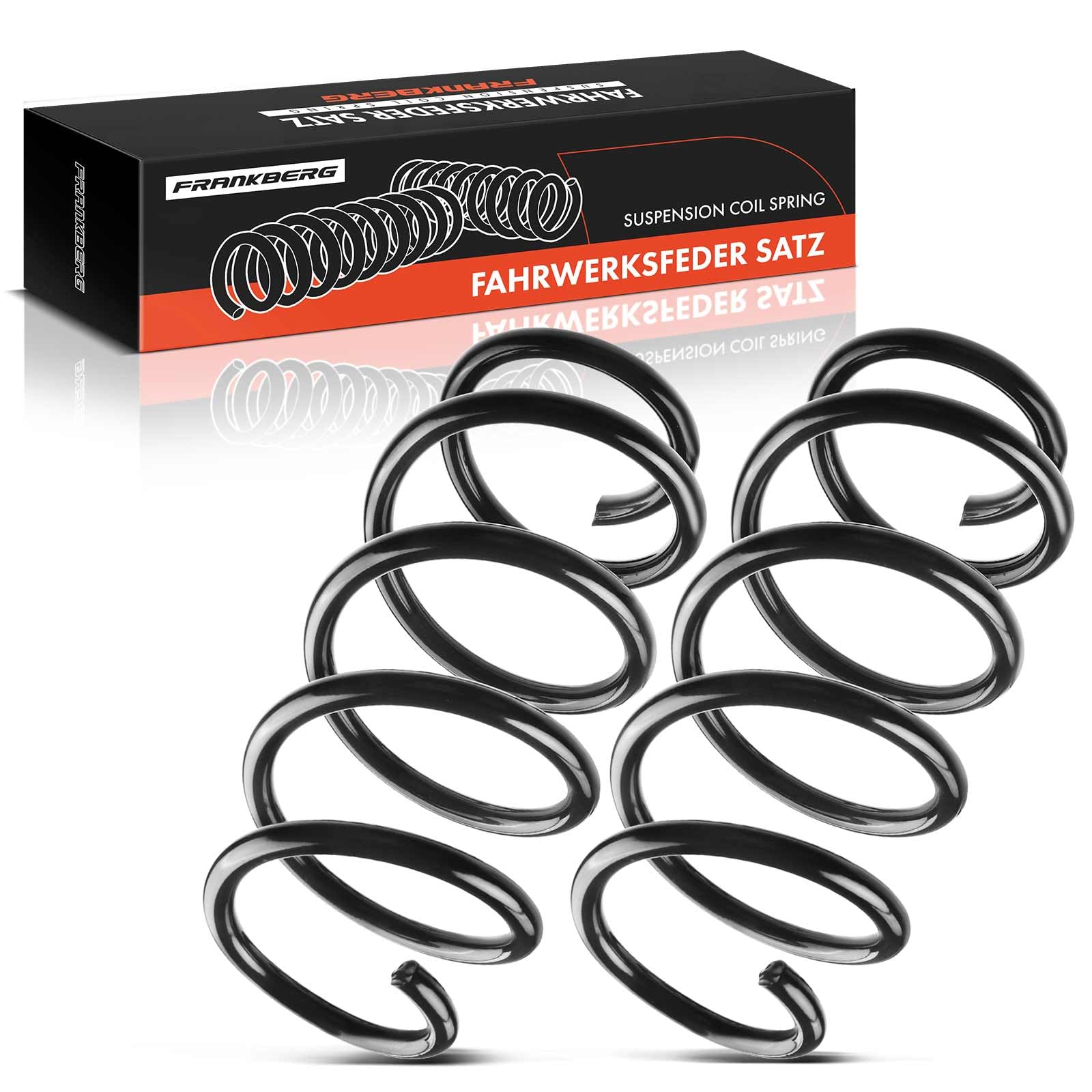 Frankberg 2x Federn Fahrwerksfeder Vorderachse Kompatibel mit Golf V 1K1 2.0L 2004-2008 Golf VI 5K1 2.0L 2009-2012 Schrägheck Replace# 1K0411105JG Frankberg 2x Federn Fahrwerksfeder Vorderachse Kompatibel mit Golf V 1K1 2.0L 2004-2008 Golf VI 5K1 2.0L 2009-2012 Schrägheck Replace# 1K0411105JG von Frankberg