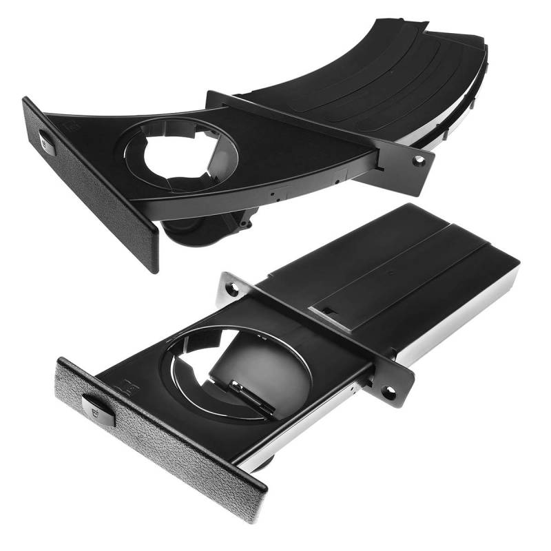 Frankberg 2X Getränkehalter Cupholder Links Rechts Schwarz für 5er E60 5er Touring E61 2001-2010 9 125 622 von Frankberg