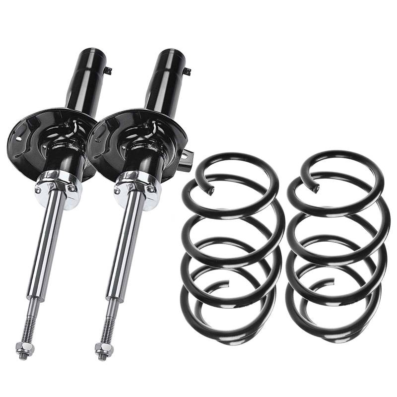 Frankberg 2x Komplett Stoßdämpfer Federbein Satz Vorderachse Kompatibel mit Caddy III 2CB 2CJ 2KB 2KJ 2008-2015 Caddy III 2CA 2CH 2KA 2KH 2008-2015 von Frankberg