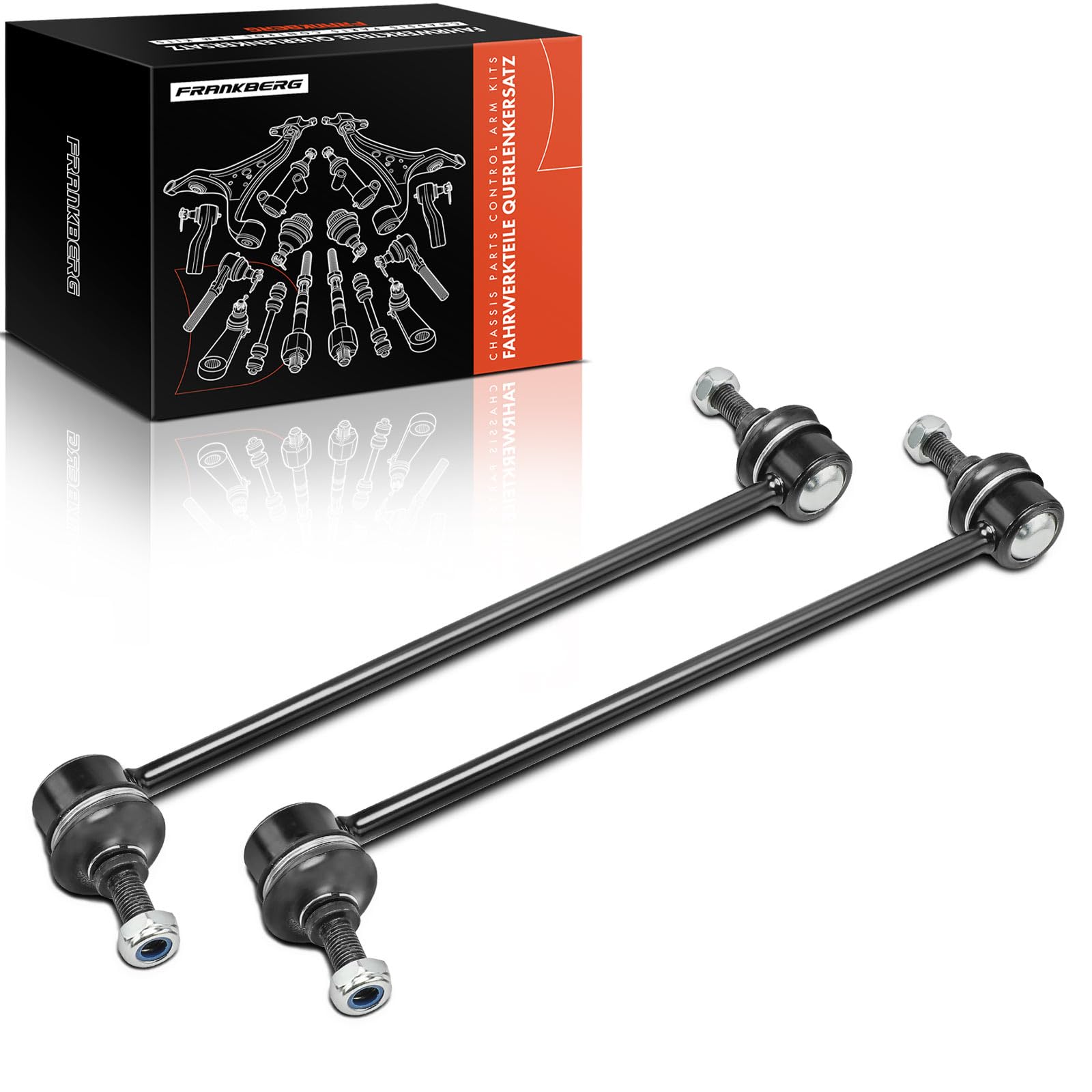Frankberg 2x Koppelstange Kompatibel mit Citan W415 108-112 1.2L-1.5L 2012-2015 Kangoo Be Bop KW0/1 1.5L-1.6L 2009-2024 M.e.g.a.n.e II KM0/1 1.6L 2003-2009 Replace# 4153200189 Frankberg 2x Koppelstange Kompatibel mit Citan W415 108-112 1.2L-1.5L 2012-2015 Kangoo Be Bop KW0/1 1.5L-1.6L 2009-2024 M.e.g.a.n.e II KM0/1 1.6L 2003-2009 Replace# 4153200189 von Frankberg