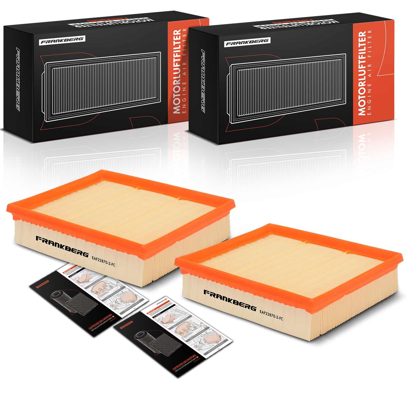 Frankberg 2x Luftfilter Filtereinsatz Filter Benzin Kompatibel mit A-Klasse W169 1.5L-2.0L 2005-2012 B-Klasse W245 1.5L-2.0L 2005-2011 Replace# A2660940004 Frankberg 2x Luftfilter Filtereinsatz Filter Benzin Kompatibel mit A-Klasse W169 1.5L-2.0L 2005-2012 B-Klasse W245 1.5L-2.0L 2005-2011 Replace# A2660940004 von Frankberg