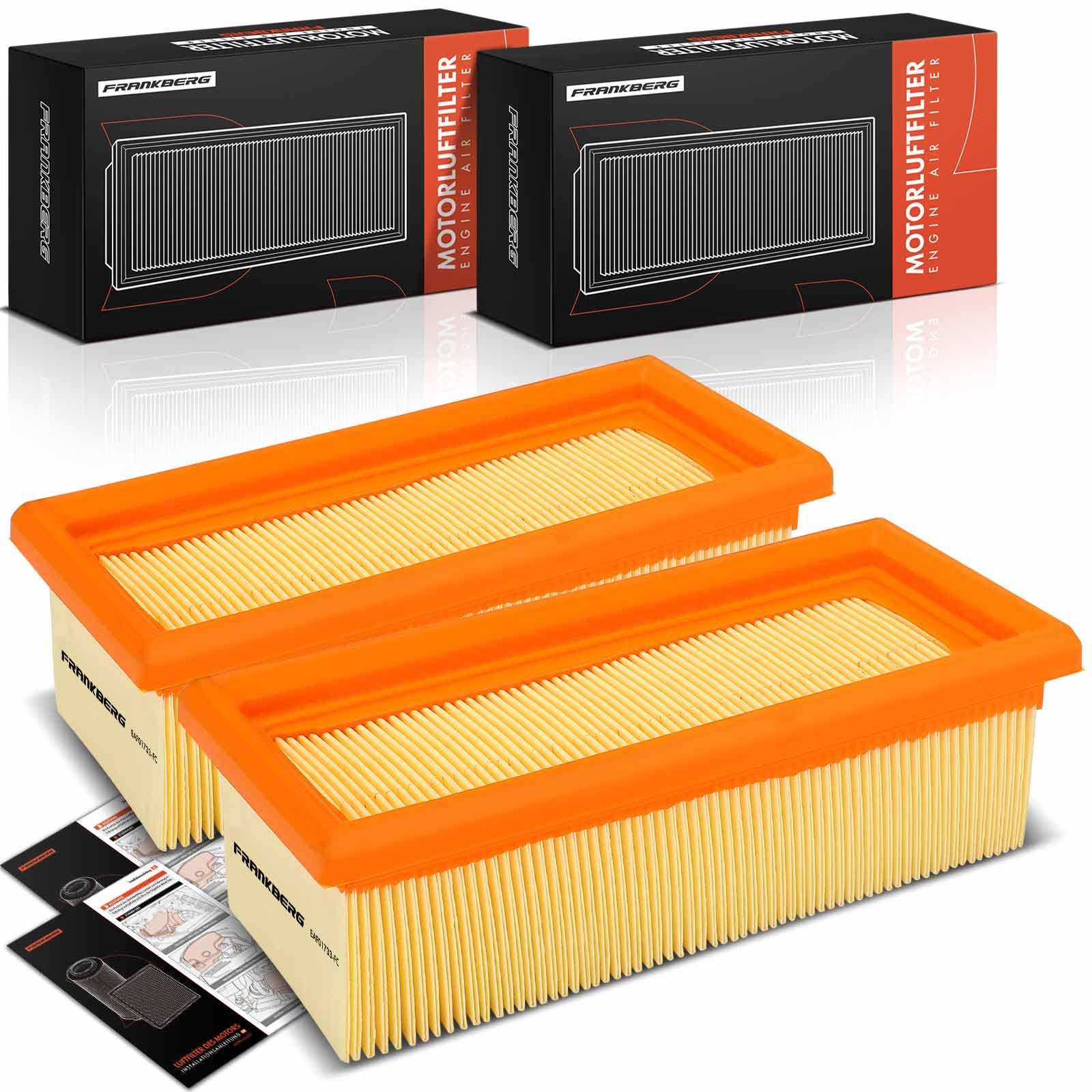 Frankberg 2x Luftfilter Filtereinsatz Filter Kompatibel mit Twingo I C06 1.2L 2000-2007 Clio II BB CB 1.2L 2001-2016 Kangoo KC0/1 1.2L 2001-2024 Replace# 1654600QAL Frankberg 2x Luftfilter Filtereinsatz Filter Kompatibel mit Twingo I C06 1.2L 2000-2007 Clio II BB CB 1.2L 2001-2016 Kangoo KC0/1 1.2L 2001-2024 Replace# 1654600QAL von Frankberg
