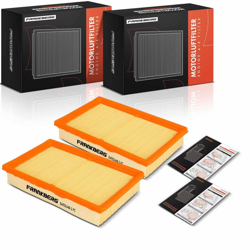 Frankberg 2x Luftfilter Motorluftfilter Filter Kompatibel mit Swift III EZ MZ 1.3L-1.6L Benzin 2005-2024 Replace# 13780-62J00 von Frankberg