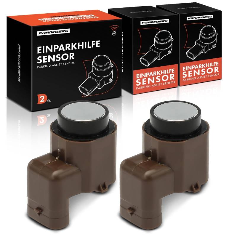 Frankberg 2x Parksensor Vorne Hinten Kompatibel mit Golf V Variant 1K5 1.4L-2.0L 2008-2009 Jetta III 1K2 1.4L-2.5L 2008-2010 Passa.t 3C2 1.4L-3.6L 2005-2010 Replace# 3C0919275R von Frankberg