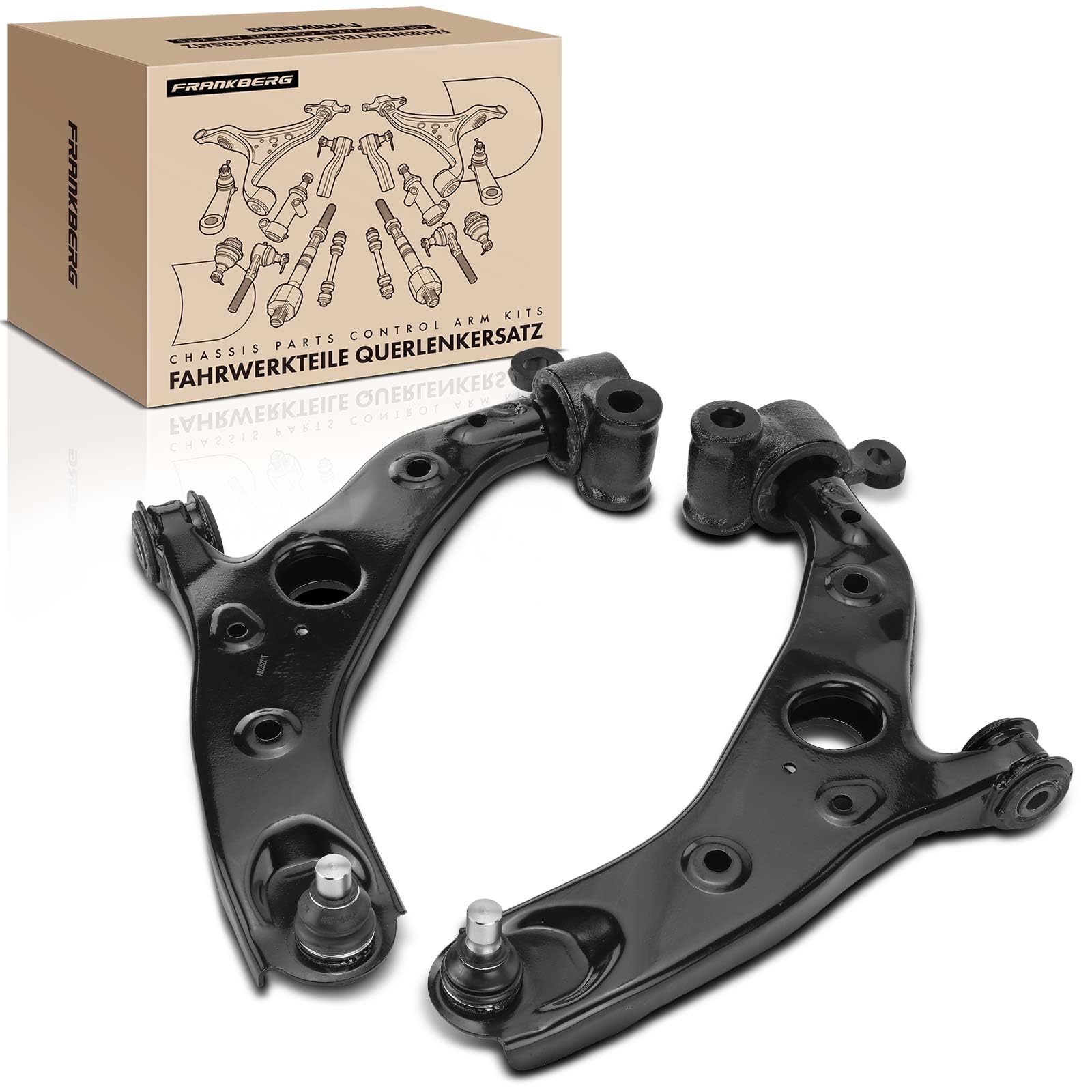 Frankberg 2x Querlenker Radaufhängung Vorne Unten Kompatibel mit 6 Kombi GJ GL 2.0L-2.5L 2012-Heute CX-5 GH KE 2.0L-2.5L 2011-2017 CX-5 Van KE 2.0L-2.5L 2015-2017 Replace# G46C34350 Frankberg 2x Querlenker Radaufhängung Vorne Unten Kompatibel mit 6 Kombi GJ GL 2.0L-2.5L 2012-Heute CX-5 GH KE 2.0L-2.5L 2011-2017 CX-5 Van KE 2.0L-2.5L 2015-2017 Replace# G46C34350 von Frankberg