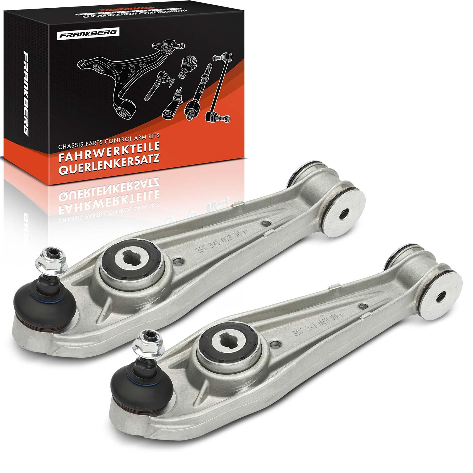Frankberg 2x Querlenker Vorderachse Unten Kompatibel mit 911 997 3.6L 3.8L 2004-2012 B.o.x.s.t.e.r 987 2.7L-3.4L 2004-2012 C.a.y.m.a.n 987 2.7L-3.4L 2005-2013 Replace# 99734105303 Frankberg 2x Querlenker Vorderachse Unten Kompatibel mit 911 997 3.6L 3.8L 2004-2012 B.o.x.s.t.e.r 987 2.7L-3.4L 2004-2012 C.a.y.m.a.n 987 2.7L-3.4L 2005-2013 Replace# 99734105303 von Frankberg