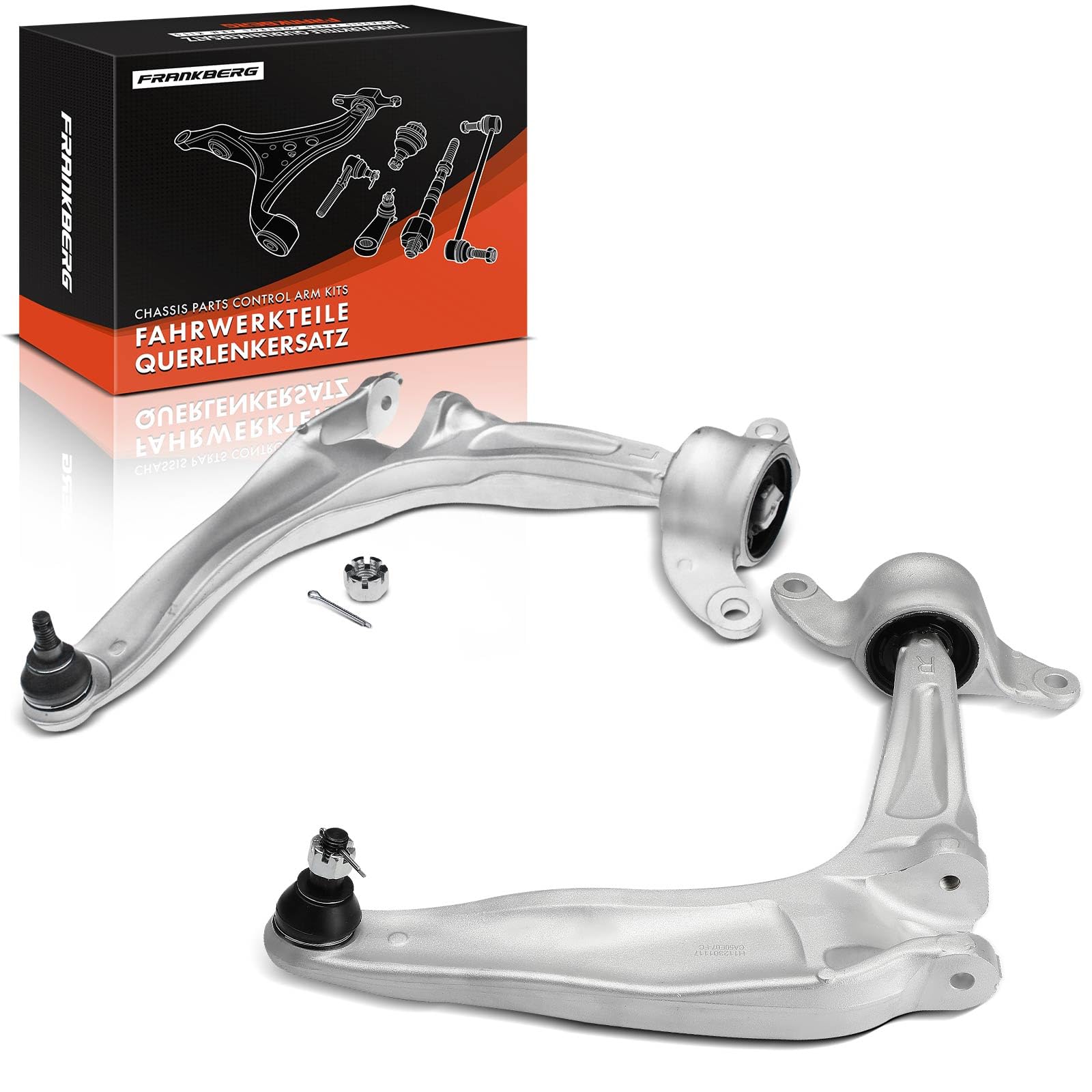 Frankberg 2x Querlenker Vorderachse Unten Kompatibel mit Civic VIII Hatchback FN FK 1.3L-2.2L 2005-2012 von Frankberg