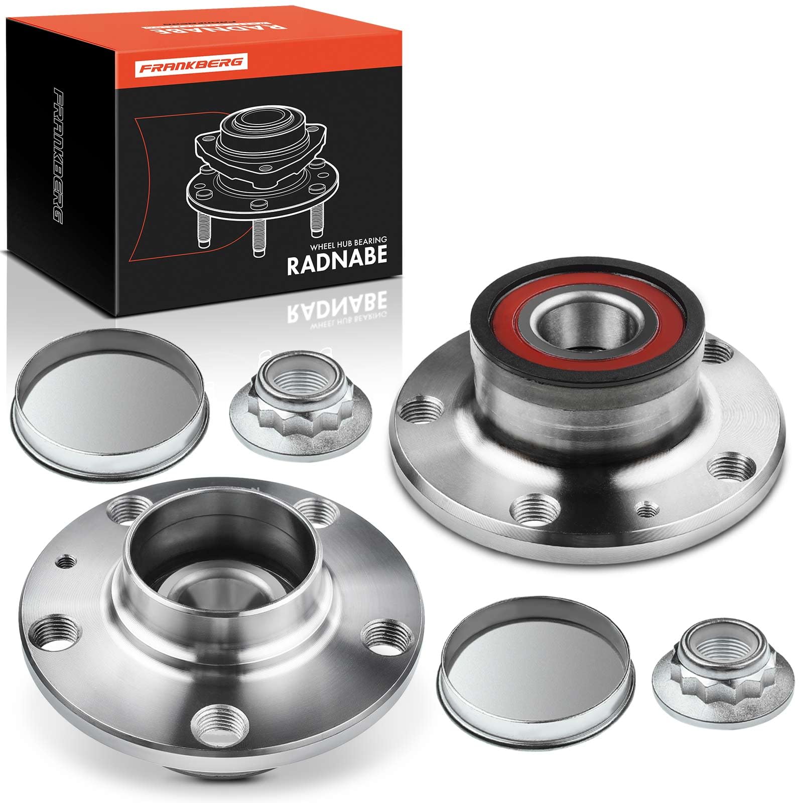 Frankberg 2x Radlager Radlagersatz Hinten unterstützt die ABS-Funktion Kompatibel mit Polo 9N 2001-2009 Polo 6C1 6R1 2009-2022 A1 8X1 8XK A2 Cordoba Ibiza III Fabia I Fox Frankberg 2x Radlager Radlagersatz Hinten unterstützt die ABS-Funktion Kompatibel mit Polo 9N 2001-2009 Polo 6C1 6R1 2009-2022 A1 8X1 8XK A2 Cordoba Ibiza III Fabia I Fox von Frankberg
