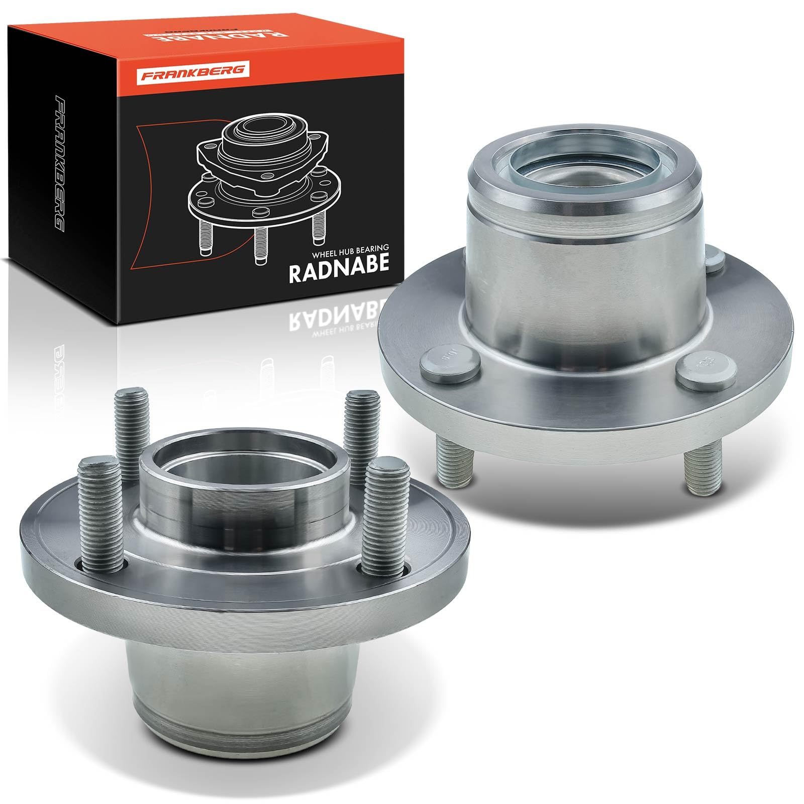 Frankberg 2x Radlager Radlagersatz Hinterachse Kompatibel mit Fiesta V JD JH 2001-2008 Fiesta V Van 2003-2010 Focus DAW DBW 1998-2004 2 DY 2003-2007 Fusion JU 2002-2012 Replace# 1138512 von Frankberg
