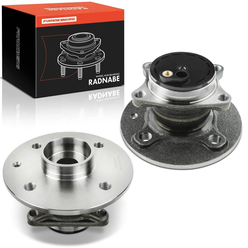 Frankberg 2x Radnabe Radlager mit Integriertem ABS Sensor Hinten Kompatibel mit C1 PM PN 2005-2014 C1 II PA PS 2014-2021 107 2005-2014 108 2014-2021 Aygo PAB4 KGB4 2014-2021 Replace# 424500H010 von Frankberg