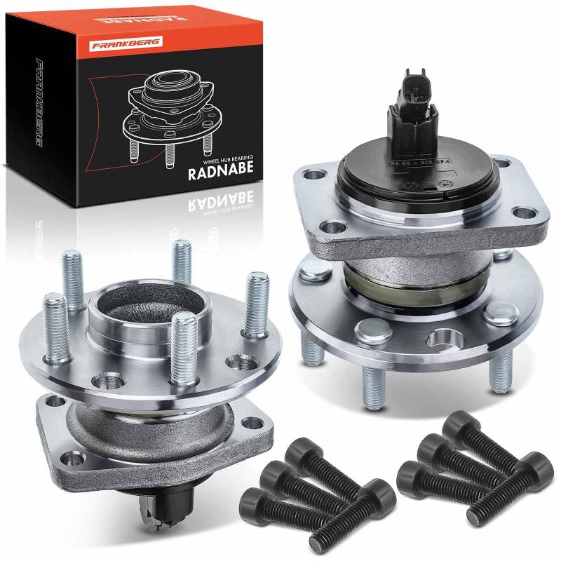 Frankberg 2x Radlager Radlagersatz Hinten Mit integriertem ABS-Sensor Kompatibel mit Mondeo III B5Y B4Y 1.8L-3.0L 2000-2007 J.a.g.u.a.r X-Type CF1 2.0L-2.5L 2001-2009 Replace# 1124904 von Frankberg