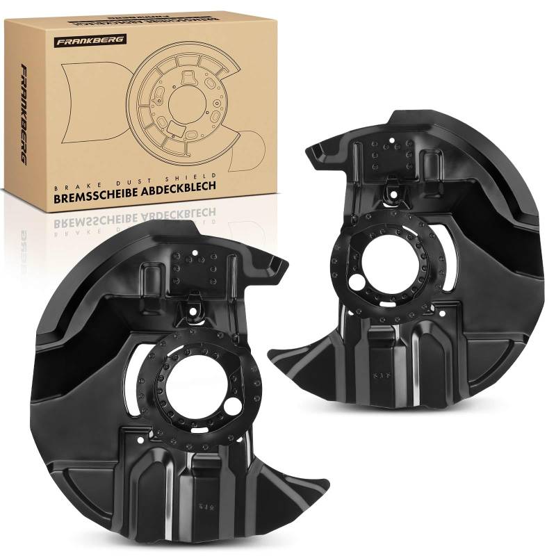 Frankberg 2x Spritzblech Bremsscheibe Vorderachse Kompatibel mit 3er E46 325 330 2.5L 2.9L 3.0L 1999-2005 3er Coupe E46 330 Cd 330 Ci 3.0L 2000-2006 Replace# 34116759787 von Frankberg