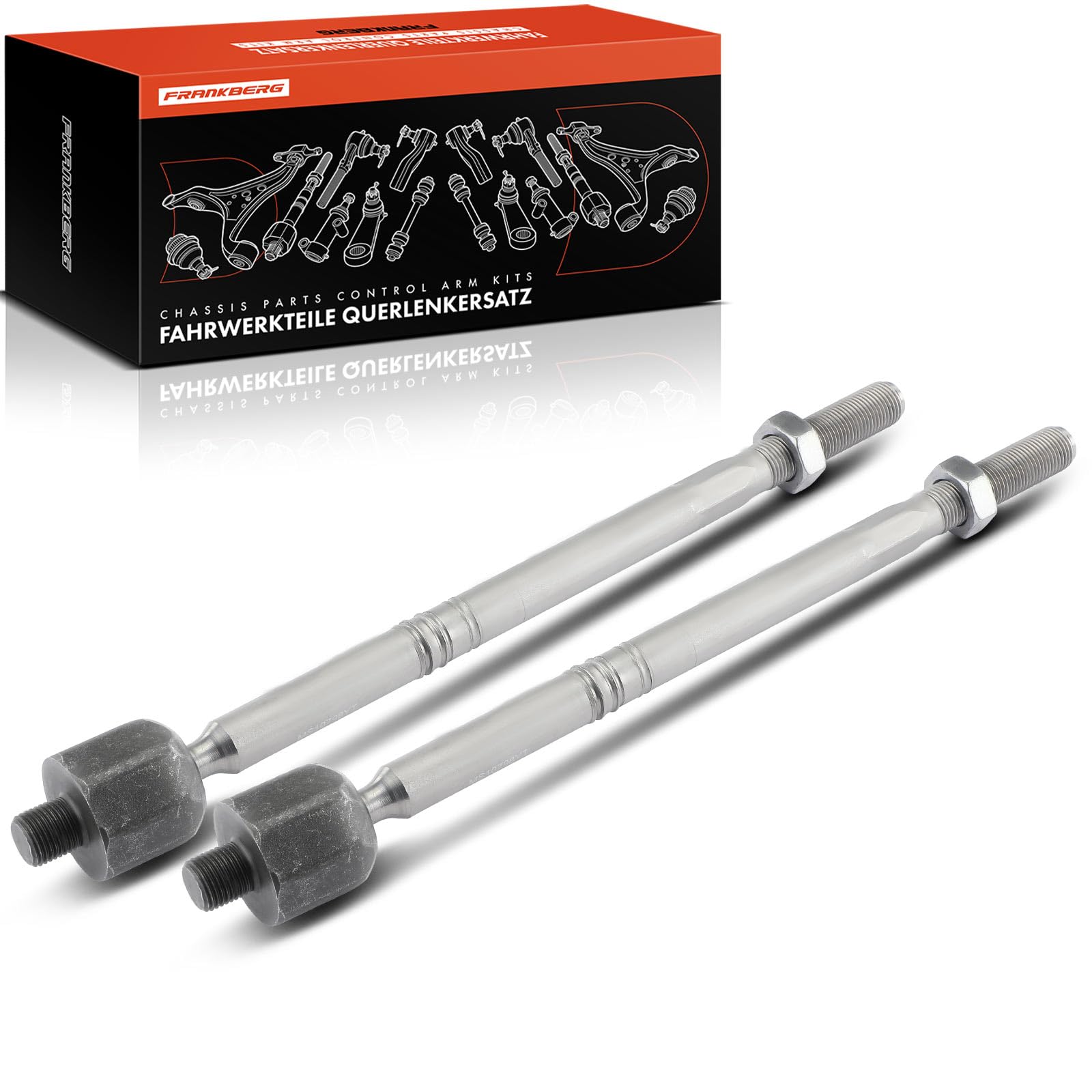 Frankberg 2x Spurstange mit Mutter Vorderachse Kompatibel mit Discovery V L462 2.0L 3.0L 2016-2024 R.a.n.g.e R.o.v.e.r IV L405 2.0L-5.0L 2012-2024 Replace# LR059264 von Frankberg