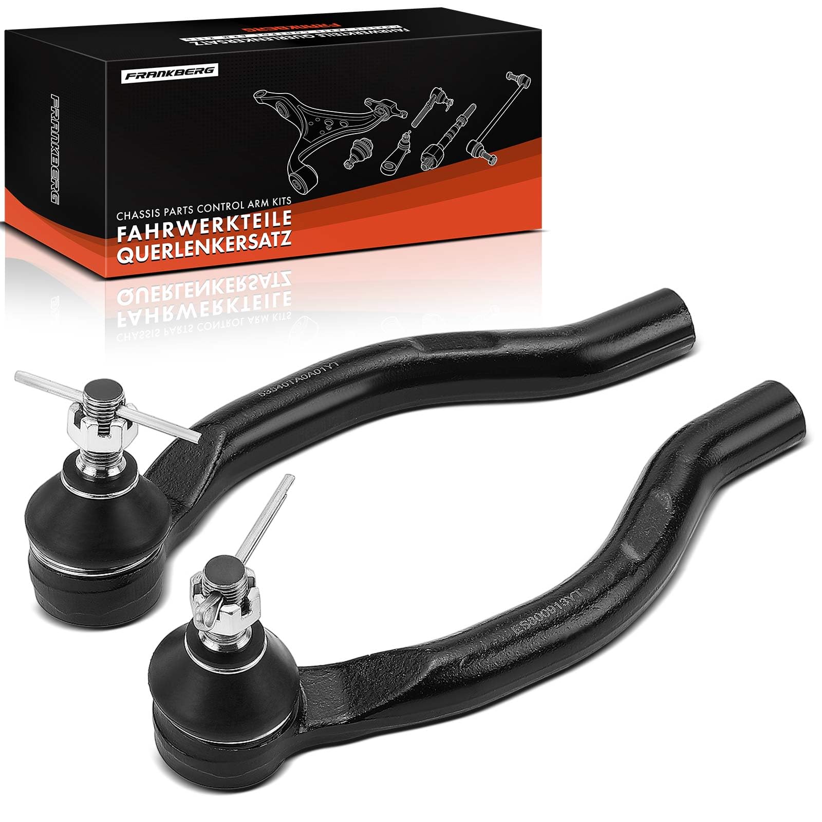 Frankberg 2x Spurstangenkopf Vorne Kompatibel mit Civic VIII Hatchback FK FN 1.3L-2.2L 2005-2012 Replace# 53540SMG003 Frankberg 2x Spurstangenkopf Vorne Kompatibel mit Civic VIII Hatchback FK FN 1.3L-2.2L 2005-2012 Replace# 53540SMG003 von Frankberg