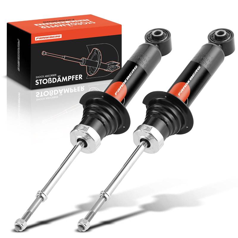 Frankberg 2x Stoßdämpfer Gasdruck Hinten Links Rechts Kompatibel mit Primera P12 1.6L-2.2L 2002-2008 Primera WP12 1.6L-2.2L Kombi 2002-2008 Replace# 56210AU025 von Frankberg