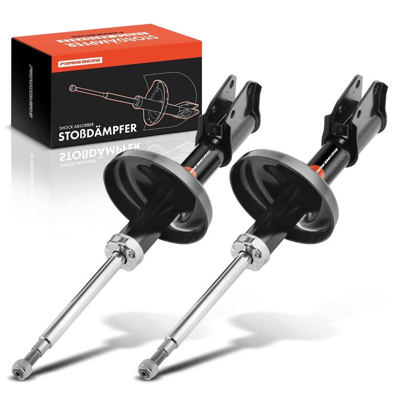 Frankberg 2x Stoßdämpfer Gasdruck Vorderachse Kompatibel mit Clio II BB CB 1.2L 1998-2010 Thalia I LB 1.2L 2002-Heute Thalia II LU1/2 1.2L 1.4L 2008-2014 Replace# 7700839378 von Frankberg