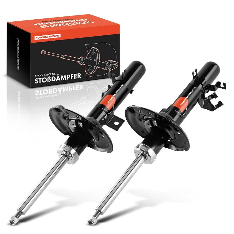 Frankberg 2x Stoßdämpfer Gasdruck Vorderachse Links Rechts Kompatibel mit X-Trail T32 1.3L 1.6L 1.7L 2.0L SUV 2014-Heute Replace# E43024CB1E von Frankberg