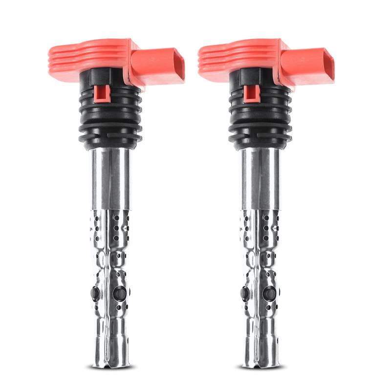Frankberg 2x Zündspule Kompatibel mit A4 8EC B7 3.0L 2004-2006 A6 4B C5 3.0L 2001-2005 A8 4E 3.0L 2003-2006 A6 Avant 4F5 C6 3.0L 2005-2006 Replace# 06C905115F von Frankberg