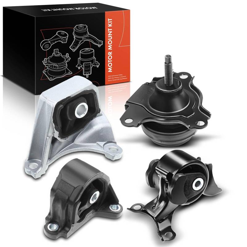 Frankberg 3x Motorlager + 1x Getriebelager Kompatibel mit RSX Coupe DC 2.0L 2001-2006 Civic VII Hatchback EP EU EV 2.0L 2001-2005 Civic VII Stufenheck ES ET 2.0L 2003-2005 Replace# 50805S9A013 von Frankberg