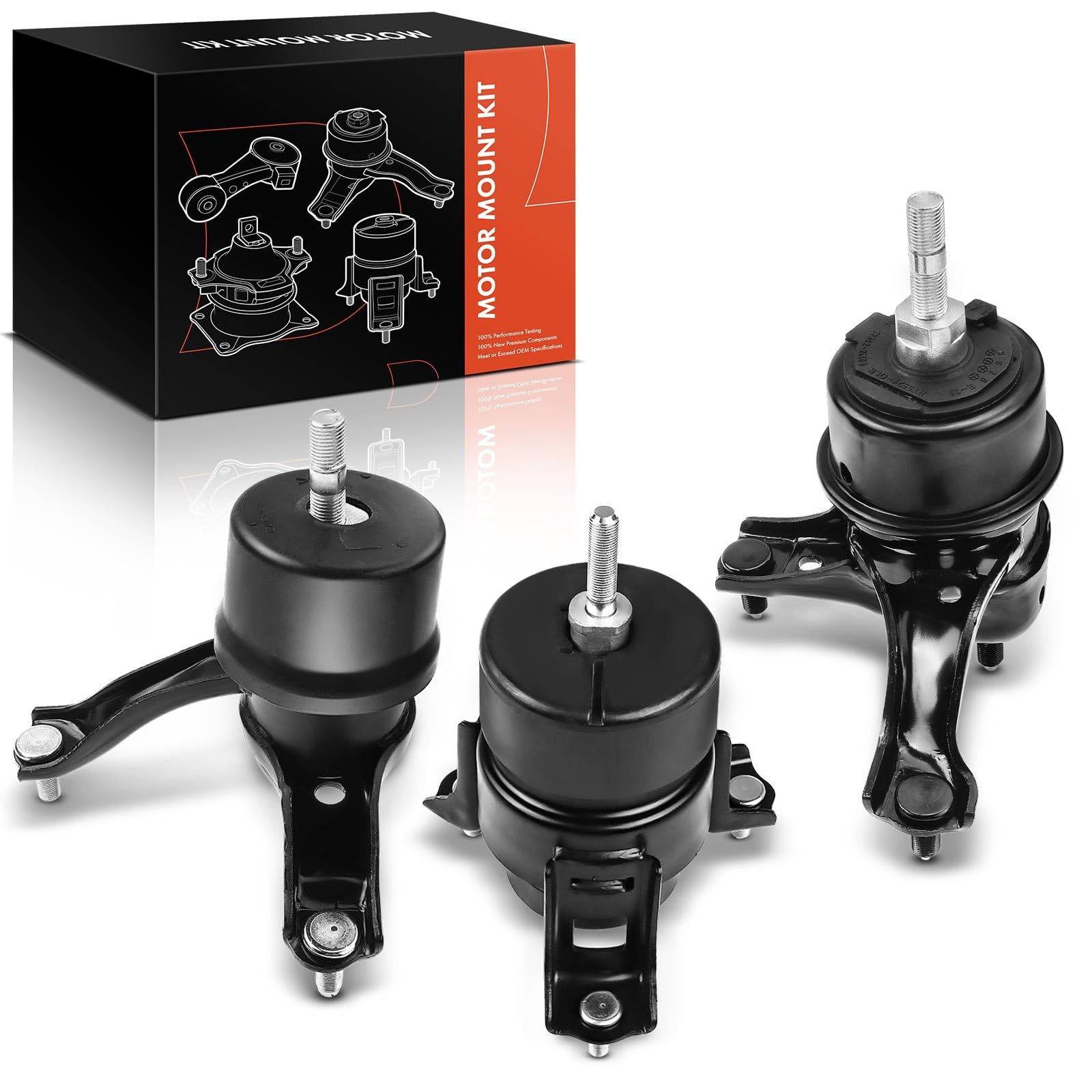 Frankberg 3x Motorlager Getriebelager Vorne Kompatibel mit Sienna L3 2.7L 2010-2013 Venza V1 2.7L 2008-2016 Replace# 123720H090 123610A130 Frankberg 3x Motorlager Getriebelager Vorne Kompatibel mit Sienna L3 2.7L 2010-2013 Venza V1 2.7L 2008-2016 Replace# 123720H090 123610A130 von Frankberg