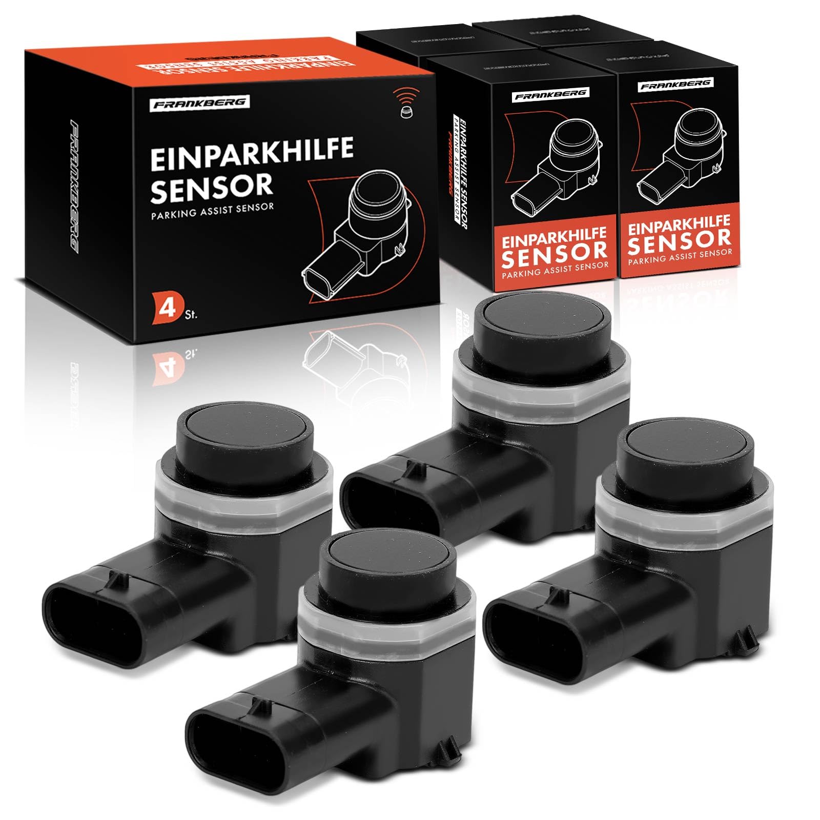 Frankberg 4X Parksensor Parking Asist Sensor 3-polig Vorne Hinten Kompatibel mit C30 533 1.6L-5.5L 2006-2012 S80 II 124 1.6L-3.2L 2010-2016 XC90 I 275 2.4L-4.4L 2002-2014 Replace# 31341637 Frankberg 4X Parksensor Parking Asist Sensor 3-polig Vorne Hinten Kompatibel mit C30 533 1.6L-5.5L 2006-2012 S80 II 124 1.6L-3.2L 2010-2016 XC90 I 275 2.4L-4.4L 2002-2014 Replace# 31341637 von Frankberg