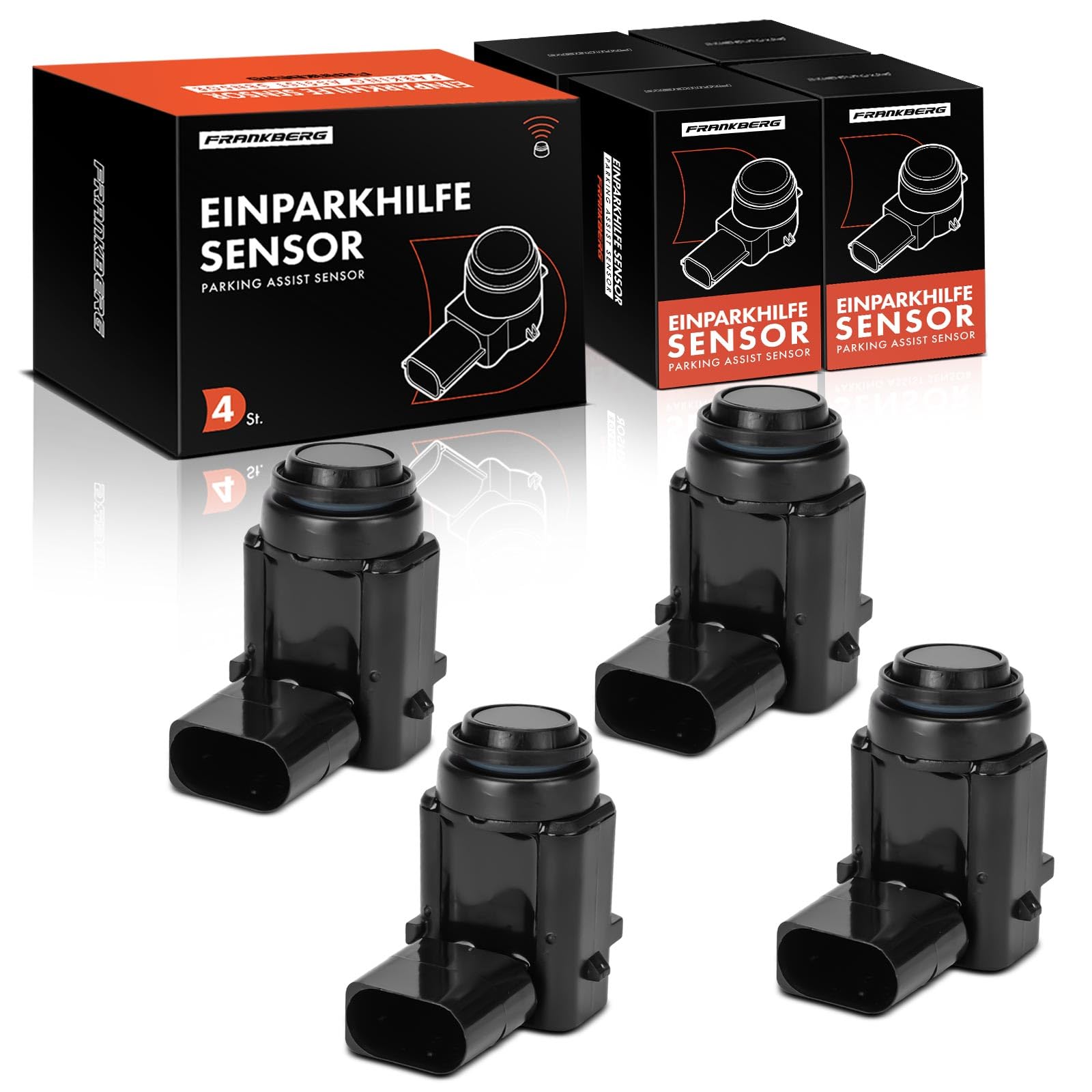 Frankberg 4X Parksensor Parking Asist Sensor 3-polig Vorne Hinten Kompatibel mit Golf V 1K1 1.4L-3.2L 2003-2009 Q7 4L 3.0L 2015-2015 T.o.u.r.a.n 1T1 1T2 1.4L-2.0L 2003-2010 Replace# 3D0998275A Frankberg 4X Parksensor Parking Asist Sensor 3-polig Vorne Hinten Kompatibel mit Golf V 1K1 1.4L-3.2L 2003-2009 Q7 4L 3.0L 2015-2015 T.o.u.r.a.n 1T1 1T2 1.4L-2.0L 2003-2010 Replace# 3D0998275A von Frankberg