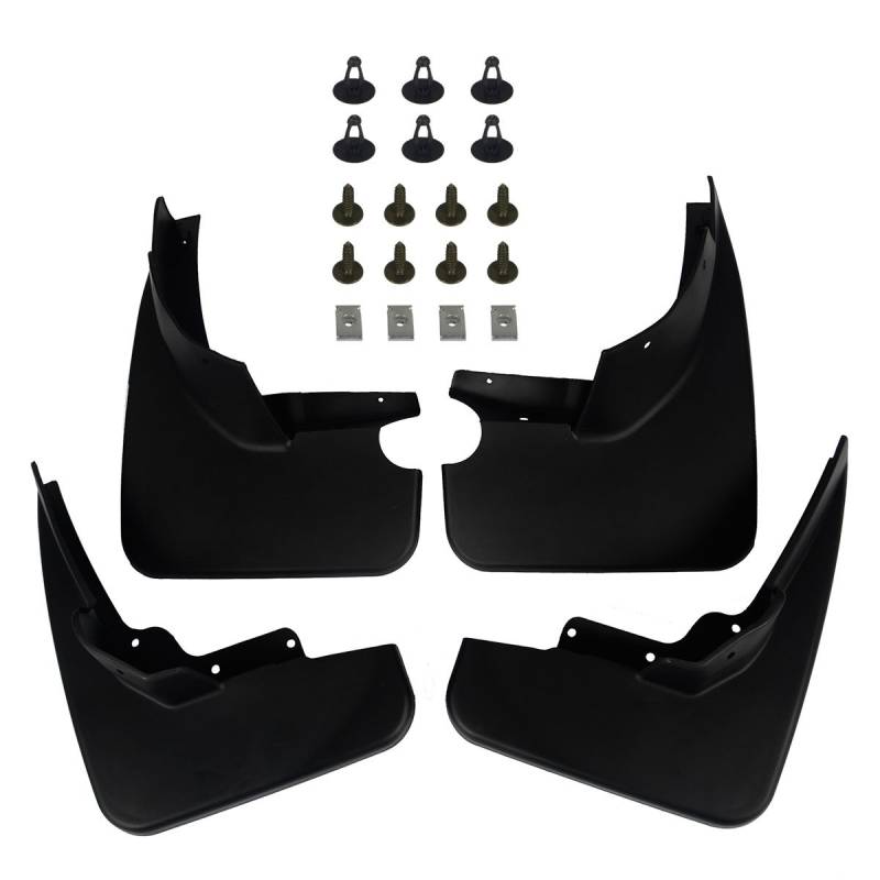 Frankberg 4X Spritzschutz Schmutzfänger Vorne Hinten Link Rechts Kompatibel mit M-Klasse W164 ML300 ML320 ML350 ML500 3.0L 2005-2011 48601638 von Frankberg
