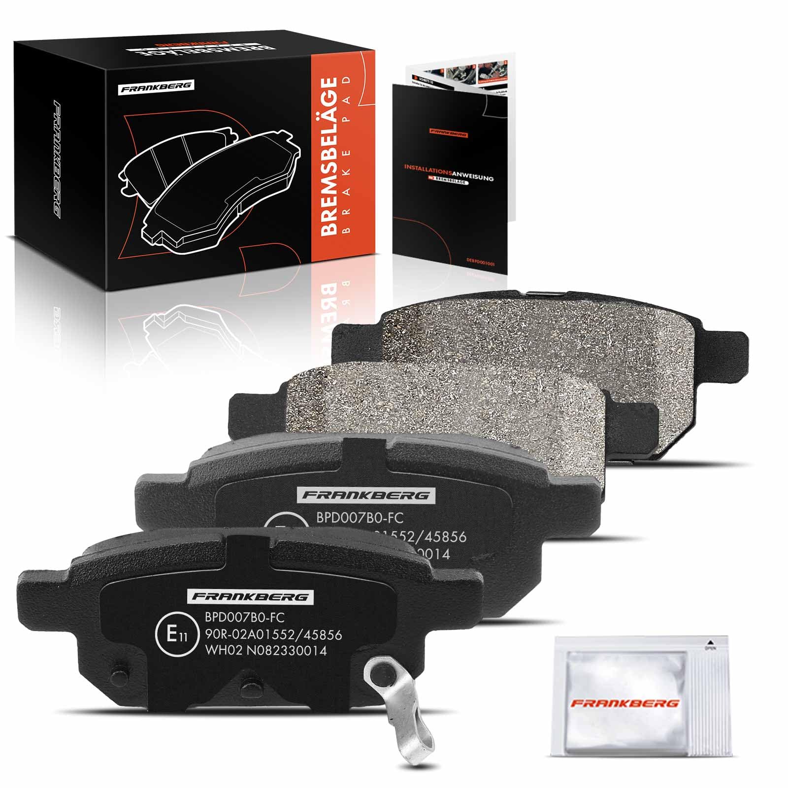 Frankberg 4x Bremsbeläge Bremsbelagsatz Bremsklötze Hinterachse Kompatibel mit Swift IV FZ NZ 1.2L 1.6L 2010-2024 Vitara LY 1.0L-1.6L 2015-2024 Replace# 5580068L00 Frankberg 4x Bremsbeläge Bremsbelagsatz Bremsklötze Hinterachse Kompatibel mit Swift IV FZ NZ 1.2L 1.6L 2010-2024 Vitara LY 1.0L-1.6L 2015-2024 Replace# 5580068L00 von Frankberg