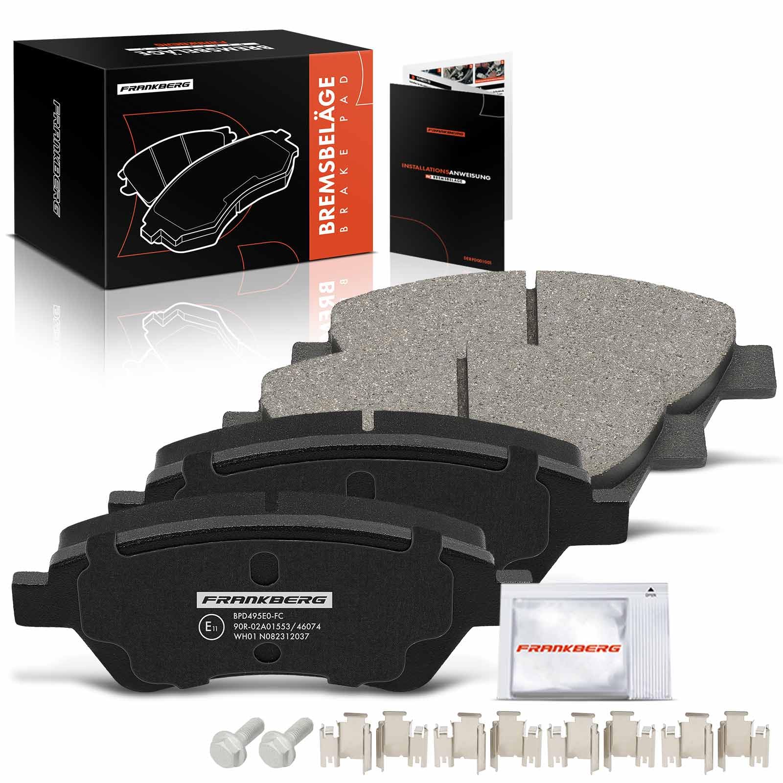 Frankberg 4x Bremsbeläge Bremsbelagsatz Vorderachse Kompatibel mit M.e.g.a.n.e II BM0/1 CM0/1 1.5L-2.0L 2002-2005 Kangoo Express FC0/1 1.6L 1.9L 2001-2007 Replace# 410608713R Frankberg 4x Bremsbeläge Bremsbelagsatz Vorderachse Kompatibel mit M.e.g.a.n.e II BM0/1 CM0/1 1.5L-2.0L 2002-2005 Kangoo Express FC0/1 1.6L 1.9L 2001-2007 Replace# 410608713R von Frankberg