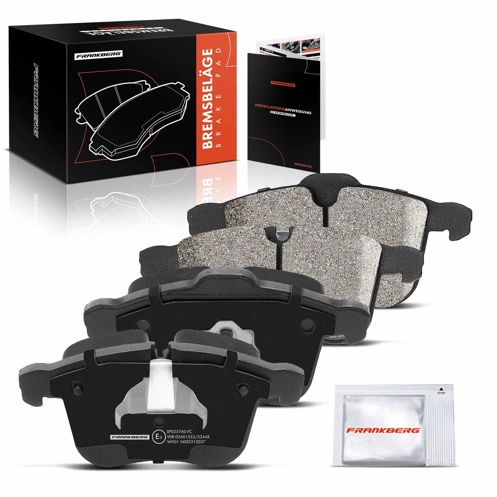 Frankberg 4x Bremsbeläge Bremsbelagsatz Vorderachse Kompatibel mit Signum Z03 2.8L-3.2L 2003-2008 Vectra C Z02 2.8L-3.2L 2002-2008 9-3 D75 D79 E79 YS3F 1.8L-2.8L 2002-2008 Replace# 12802167 Frankberg 4x Bremsbeläge Bremsbelagsatz Vorderachse Kompatibel mit Signum Z03 2.8L-3.2L 2003-2008 Vectra C Z02 2.8L-3.2L 2002-2008 9-3 D75 D79 E79 YS3F 1.8L-2.8L 2002-2008 Replace# 12802167 von Frankberg