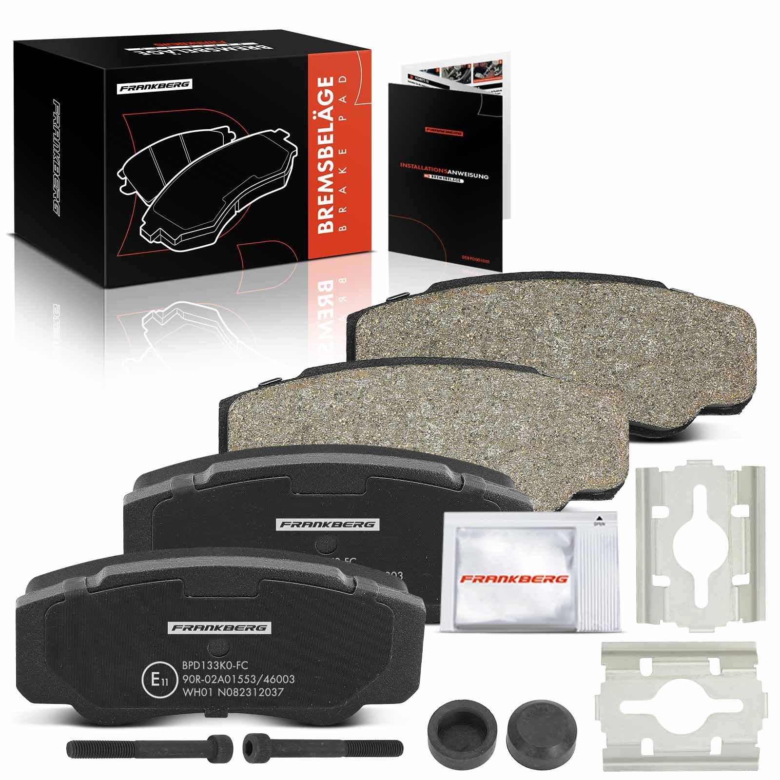Frankberg 4x Bremsbeläge Bremsklötze Hinterachse Kompatibel mit Jumper Bus 230P 1.9L-2.8L 1994-2002 Ducato Bus 230 1.9L-2.8L 2001-2002 Boxer Bus 230P 1.9L-2.8L 1994-2002 Replace# 71752985 Frankberg 4x Bremsbeläge Bremsklötze Hinterachse Kompatibel mit Jumper Bus 230P 1.9L-2.8L 1994-2002 Ducato Bus 230 1.9L-2.8L 2001-2002 Boxer Bus 230P 1.9L-2.8L 1994-2002 Replace# 71752985 von Frankberg