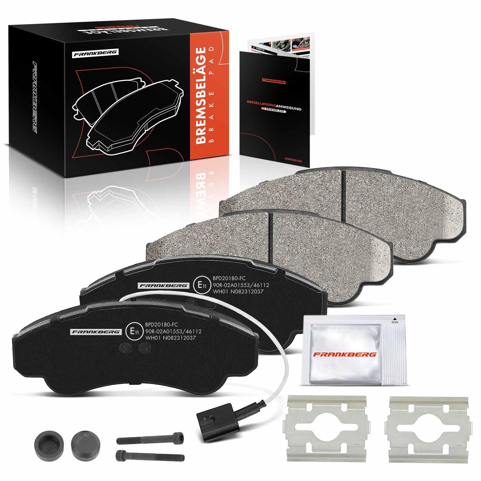 Frankberg 4x Bremsbeläge Vorderachse Links Rechts Kompatibel mit Jumper Bus 244 Z 2.0L-2.8L 2002-2006 Ducato Bus 230 2.8L 2000-2002 Ducato Kasten 244 2.0L-2.8L 2002-2011 Replace# 71752978 Frankberg 4x Bremsbeläge Vorderachse Links Rechts Kompatibel mit Jumper Bus 244 Z 2.0L-2.8L 2002-2006 Ducato Bus 230 2.8L 2000-2002 Ducato Kasten 244 2.0L-2.8L 2002-2011 Replace# 71752978 von Frankberg