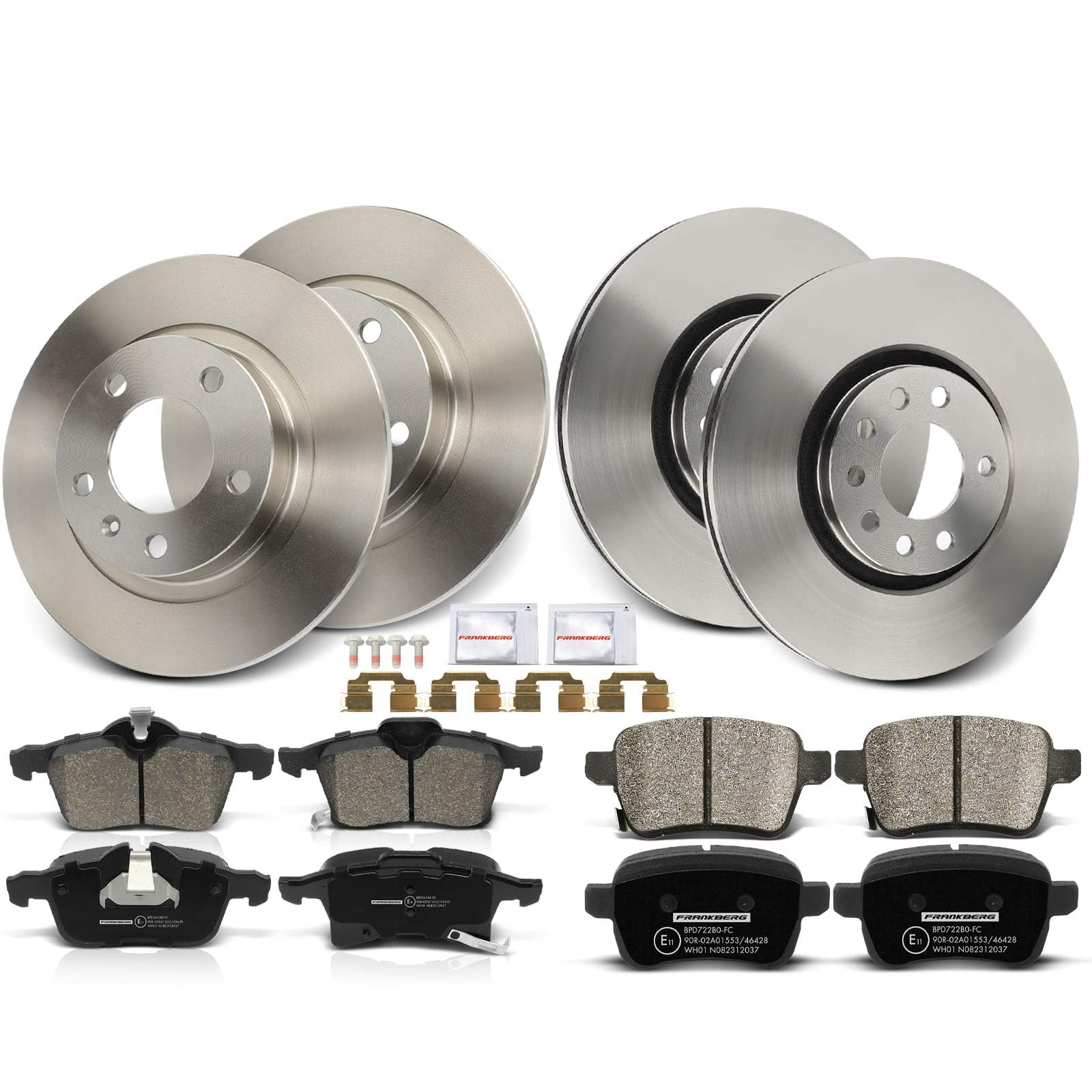 Frankberg 4x Bremsscheiben + 8x Bremsbeläge mit Bremsenschmiermittel Vorderachse Hinterachse Kompatibel mit Adam M13 2012-2019 Corsa E X15 2014-2024 Replace# 93179708 Frankberg 4x Bremsscheiben + 8x Bremsbeläge mit Bremsenschmiermittel Vorderachse Hinterachse Kompatibel mit Adam M13 2012-2019 Corsa E X15 2014-2024 Replace# 93179708 von Frankberg