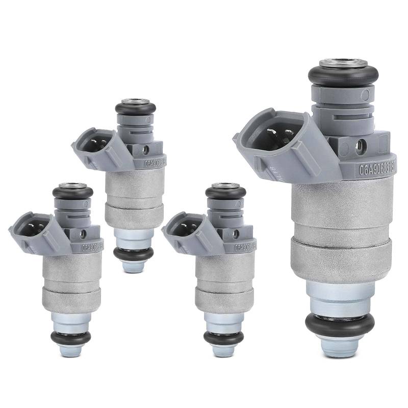 Frankberg 4x Einspritzventil Einspritzdüse Injektor Kompatibel mit A3 8P1 1.6L 2003-2012 Golf V 1K1 1.6L 2004-2008 P.a.s.s.a.t 3C2 1.6L 2005-2010 Replace# 06A906031C, Black von Frankberg