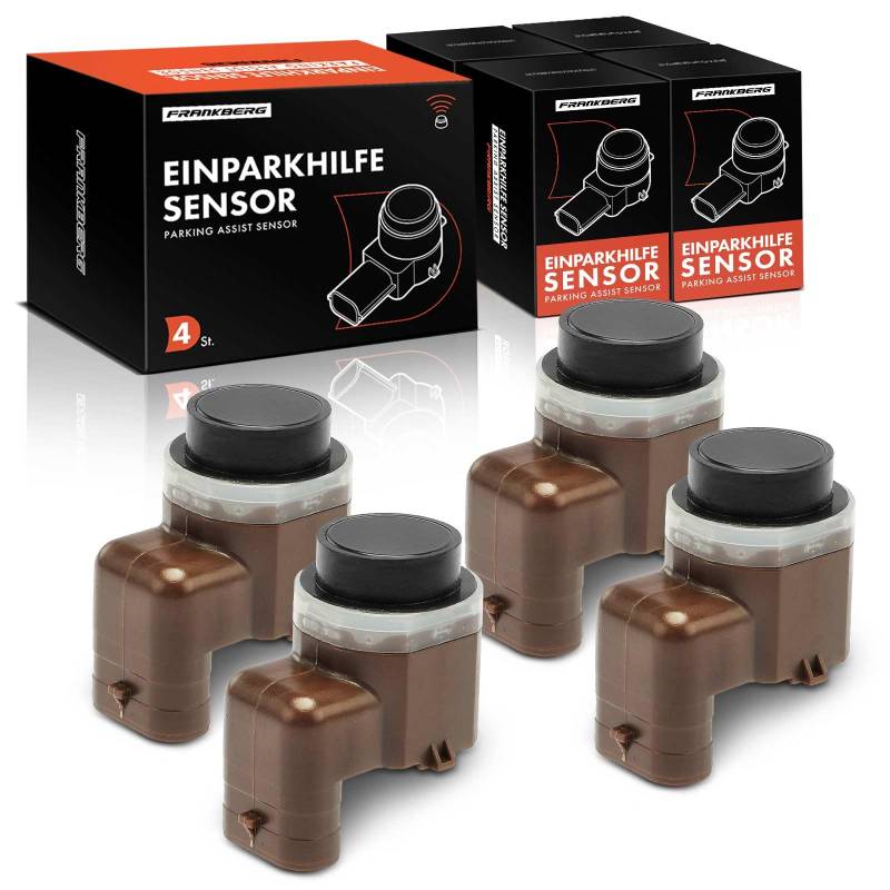 Frankberg 4x Parksensor Einparkhilfe Vorne Hinten Kompatibel mit 3er F30 F80 3.0L 2012-2015 5er F10 F18 2.0L-4.4L 2009-2016 6 Gran Coupe F06 3.0L-4.4L 2012-2018 Replace# 66209270495 von Frankberg