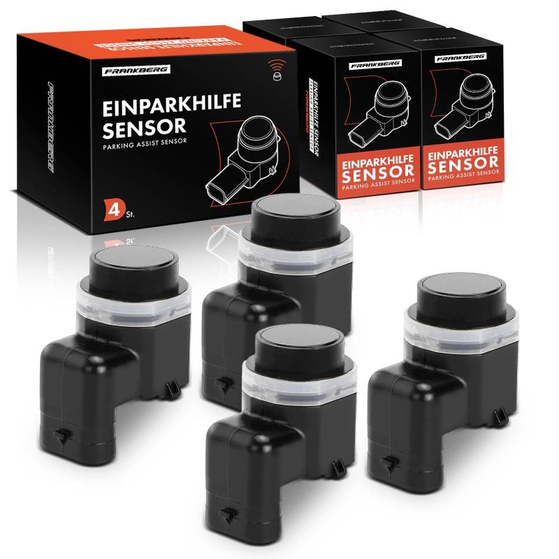 Frankberg 4x Parksensor Einparkhilfe Vorne Hinten Kompatibel mit Golf VI Variant AJ5 1.2L-2.0L 2009-2013 A3 8P1 8P7 1.2L-3.2L 2003-2013 A6 4F2 C6 2.0L-5.2L 2004-2011 Replace# 4H0919275A von Frankberg