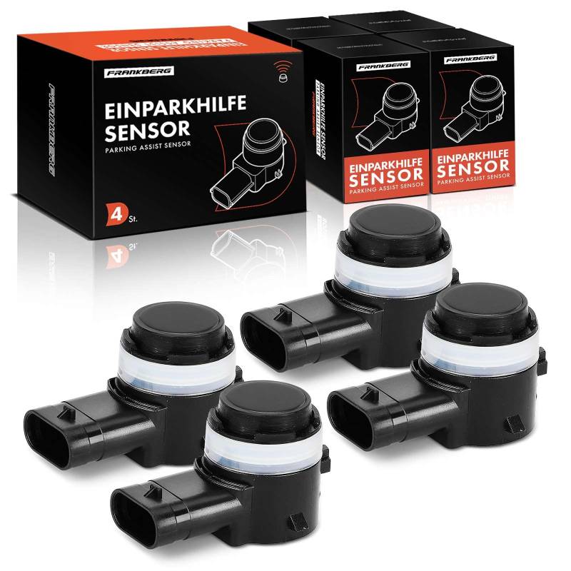 Frankberg 4x Parksensor Einparkhilfe Vorne Hinten Kompatibel mit Golf VII Variant BA5 BV5 1.0L-2.0L 2013-Heute A3 Sportback 8VA 8VF 1.0L-2.5L 2012-Heute A-Klasse W176 Replace# 66209274427 von Frankberg