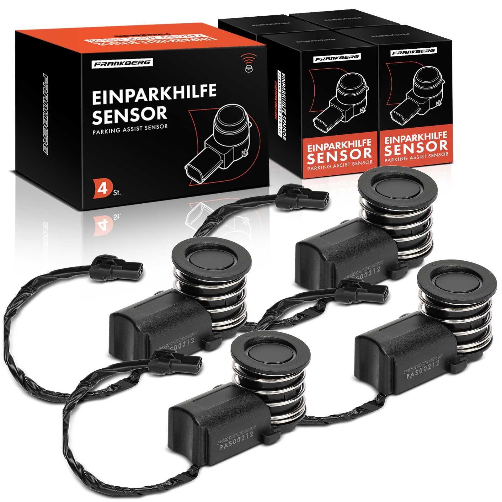 Frankberg 4x Parksensor Vorne Hinten Kompatibel mit 3 BK 1.4L-2.3L 2003-2009 Parking Asist Sensor Avensi.s T22 1.6L-2.0L 1997-2003 Corolla E11 1.3L-2.0L 1997-2001 Replace# 10CA0212A Frankberg 4x Parksensor Vorne Hinten Kompatibel mit 3 BK 1.4L-2.3L 2003-2009 Parking Asist Sensor Avensi.s T22 1.6L-2.0L 1997-2003 Corolla E11 1.3L-2.0L 1997-2001 Replace# 10CA0212A von Frankberg