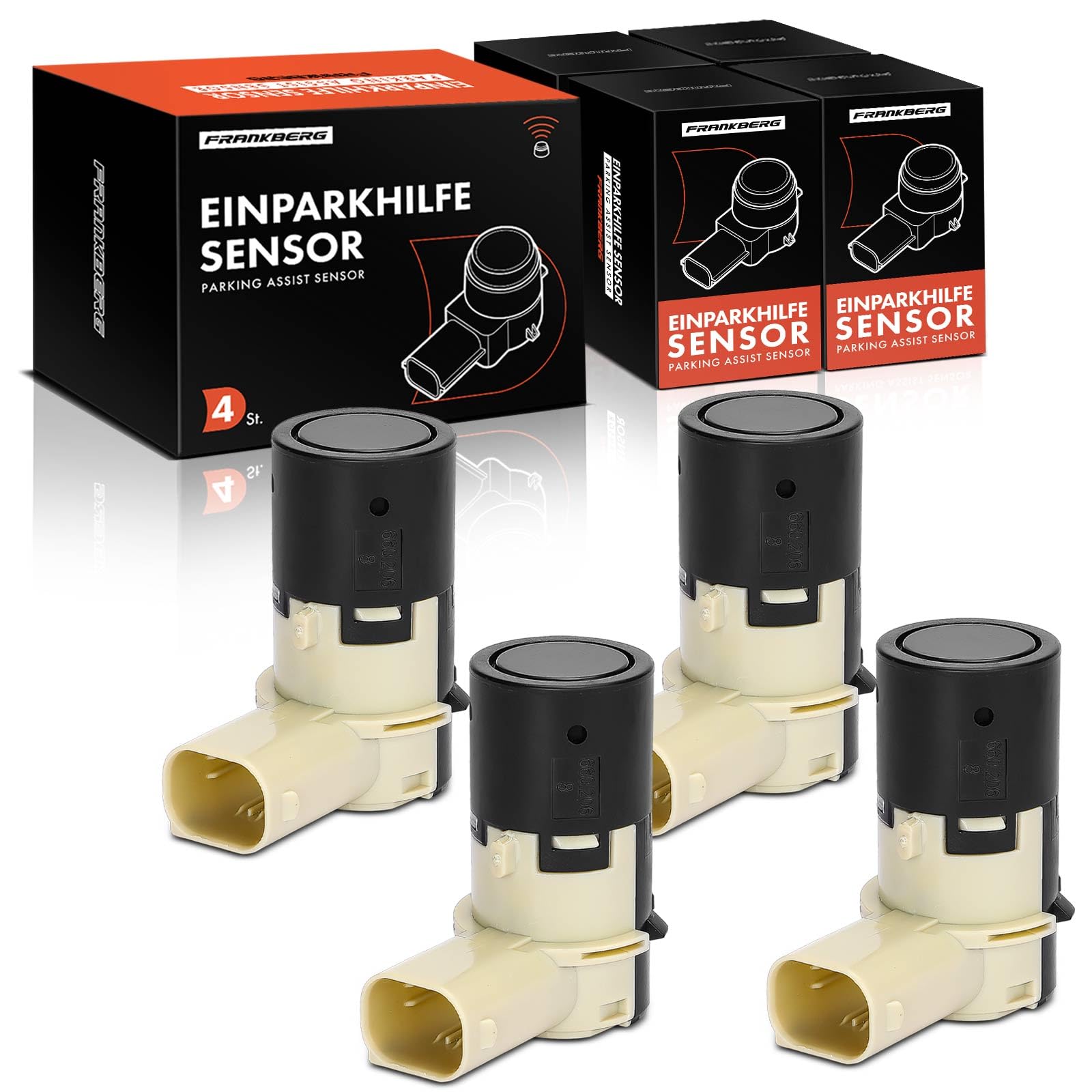 Frankberg 4x Parksensor Vorne Hinten Kompatibel mit A-Klasse W169 A150 A160 A170 A180 A200 1.5L-2.0L 2004-2008 B-Klasse W245 B150 B170 B180 B200 1.5L-2.0L 2005-2011 Replace# A1695420018 von Frankberg