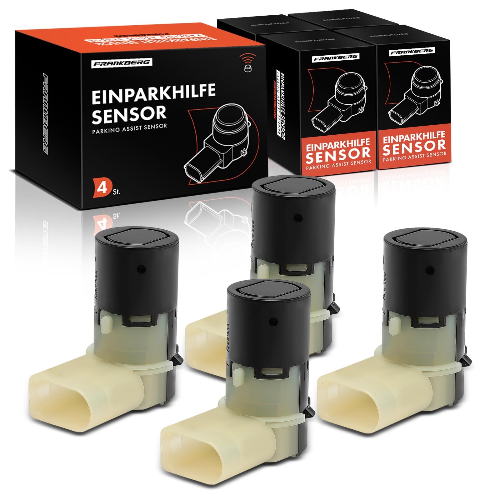 Frankberg 4x Parksensor Vorne oder Hinten Kompatibel mit A4 8H7 8HE 1.8L-4.2L 2002-2009 A6 4B2 4F2 C5 C6 2.5L-5.2L 1997-2011 A8 4E2 4E8 3.0L-6.0L 2002-2010 Replace# 4B0919275A Frankberg 4x Parksensor Vorne oder Hinten Kompatibel mit A4 8H7 8HE 1.8L-4.2L 2002-2009 A6 4B2 4F2 C5 C6 2.5L-5.2L 1997-2011 A8 4E2 4E8 3.0L-6.0L 2002-2010 Replace# 4B0919275A von Frankberg