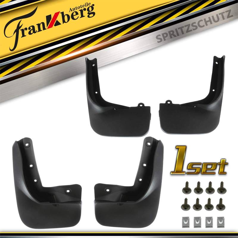 Frankberg 4X Spritzschutz Schmutzfänger Vorne Hinten Kompatibel mit Golf VII 5G1 BE1 BQ1 BE2 BA5 BV5 Kombi 2012-2018 von Frankberg